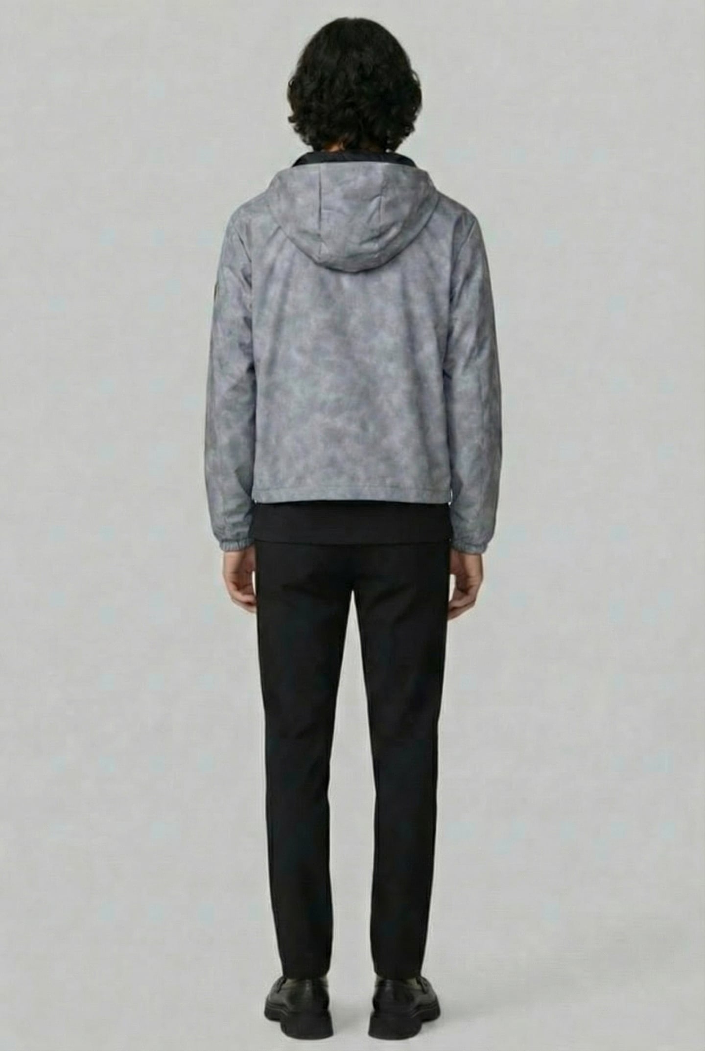 LOHJA SHORT INSULATED JACKET W3T1 DISTRESSED GREY UNISEX 5