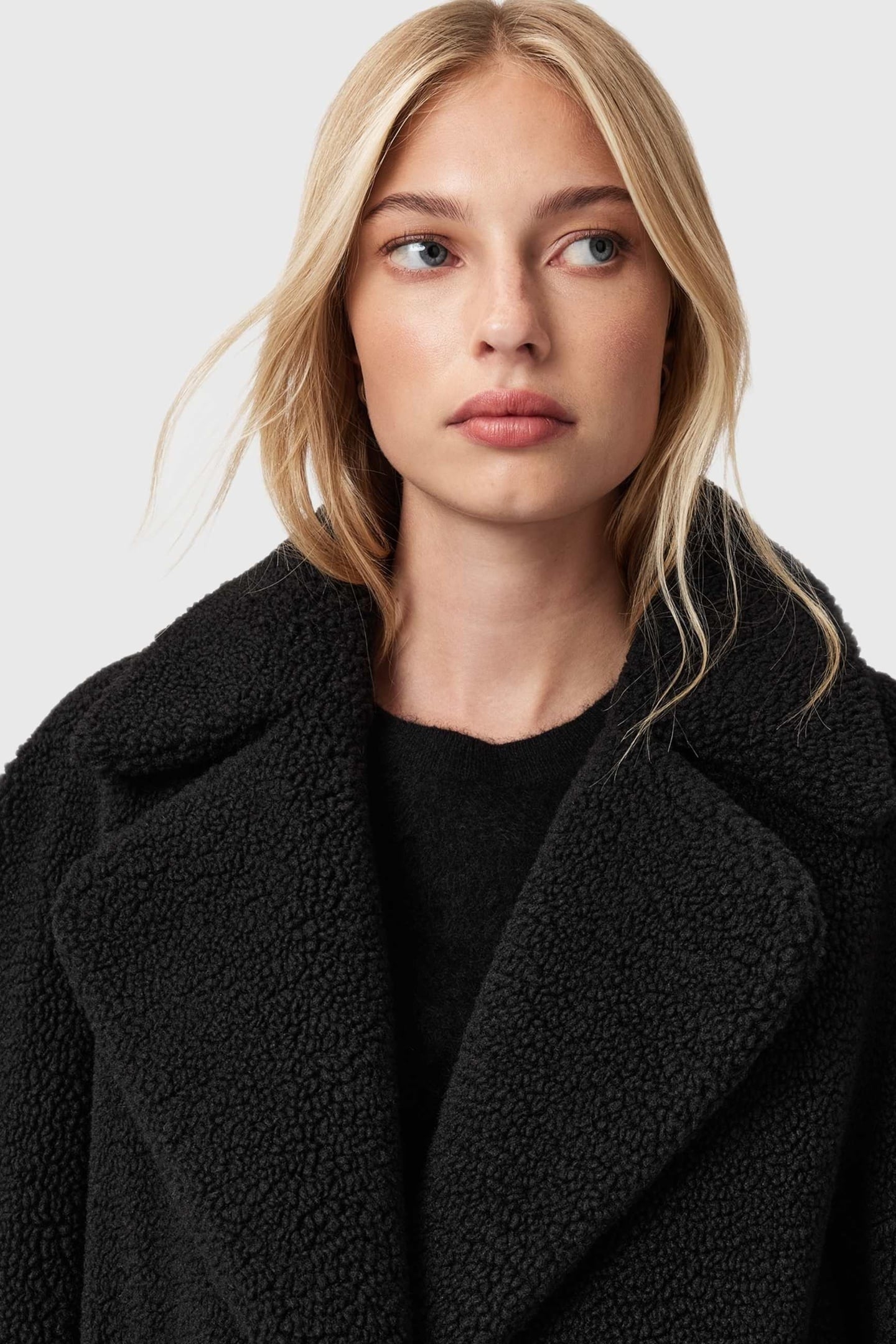 FREDDIE FUR COAT BLACK 6