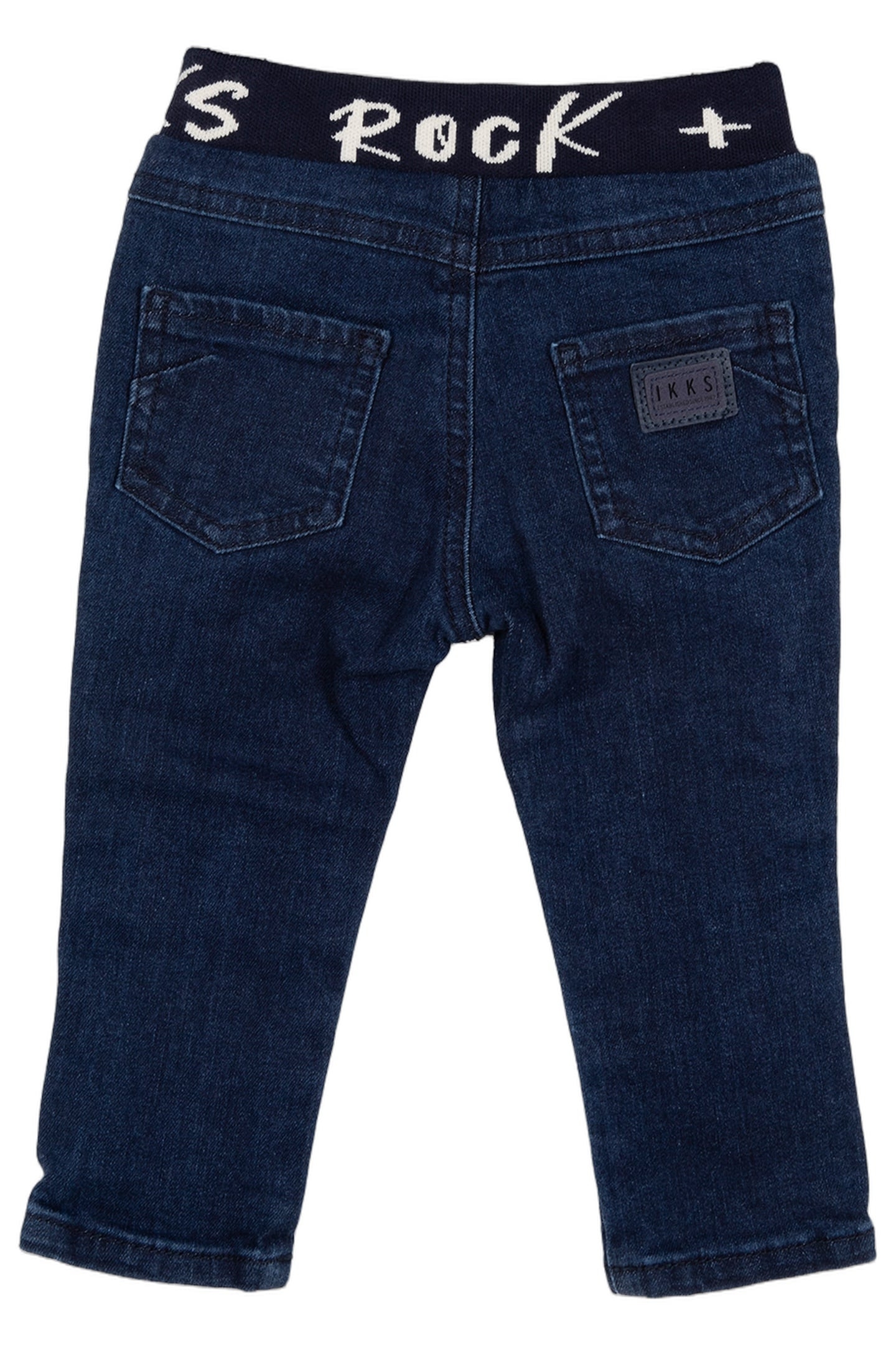 VINTAGE BLUE JEANS WITH A MESSAGE AND ORGANIC COTTON BELT FO 2