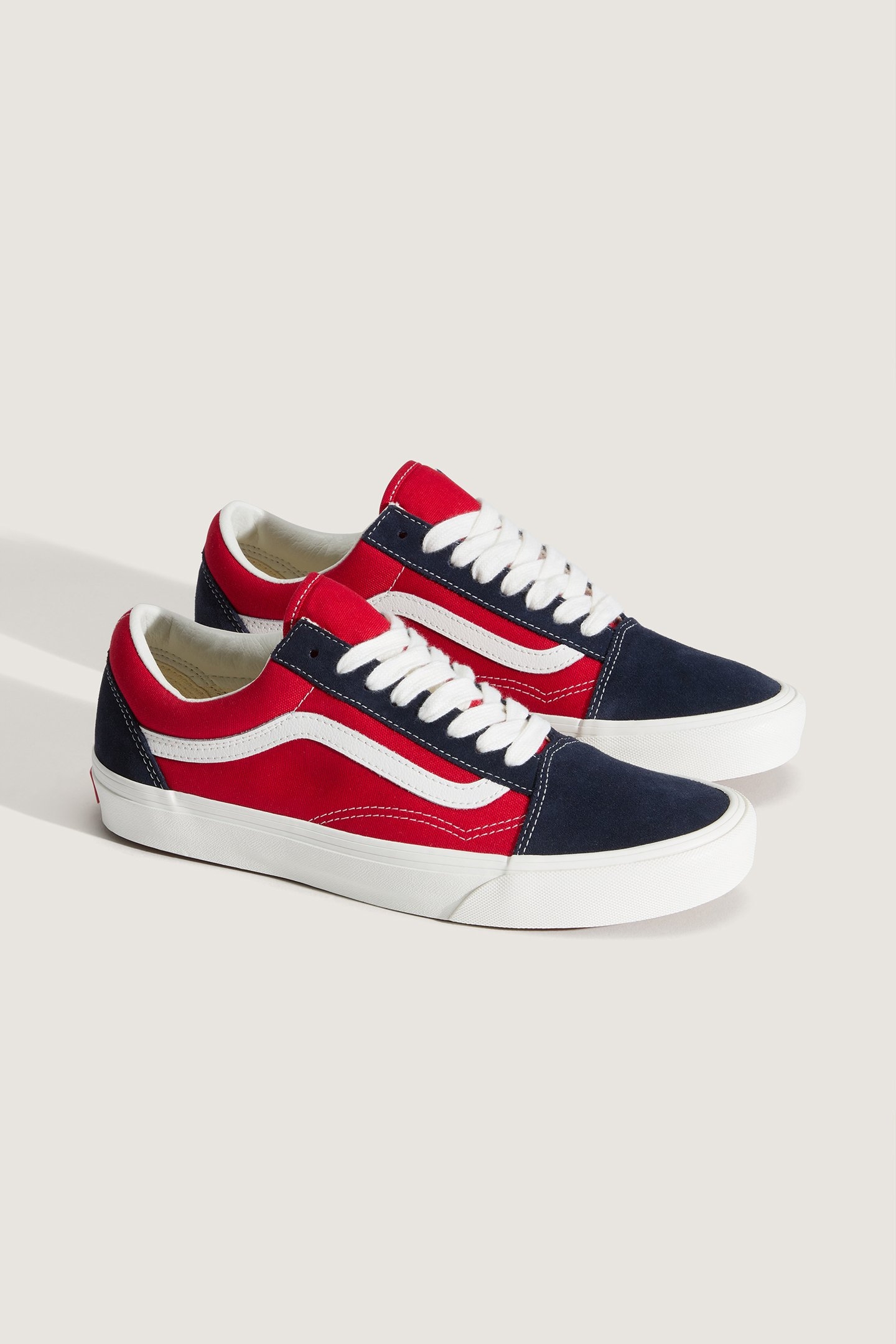 UNISEX OLD SKOOL 2-TONE NAVY/RED 2