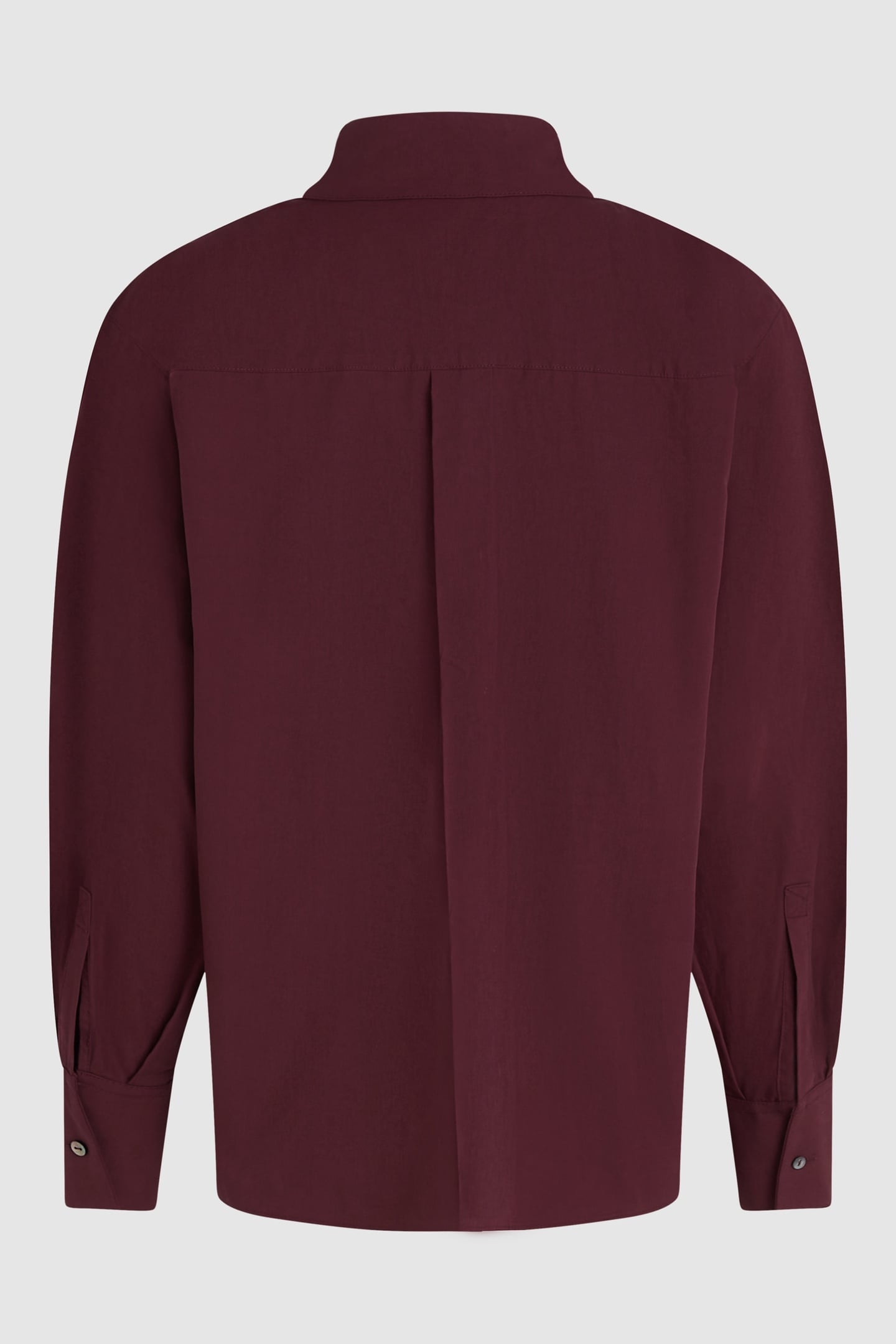 WINDSOR BURGUNDY KARL SNAP FASHION POPLIN SHIRT 5