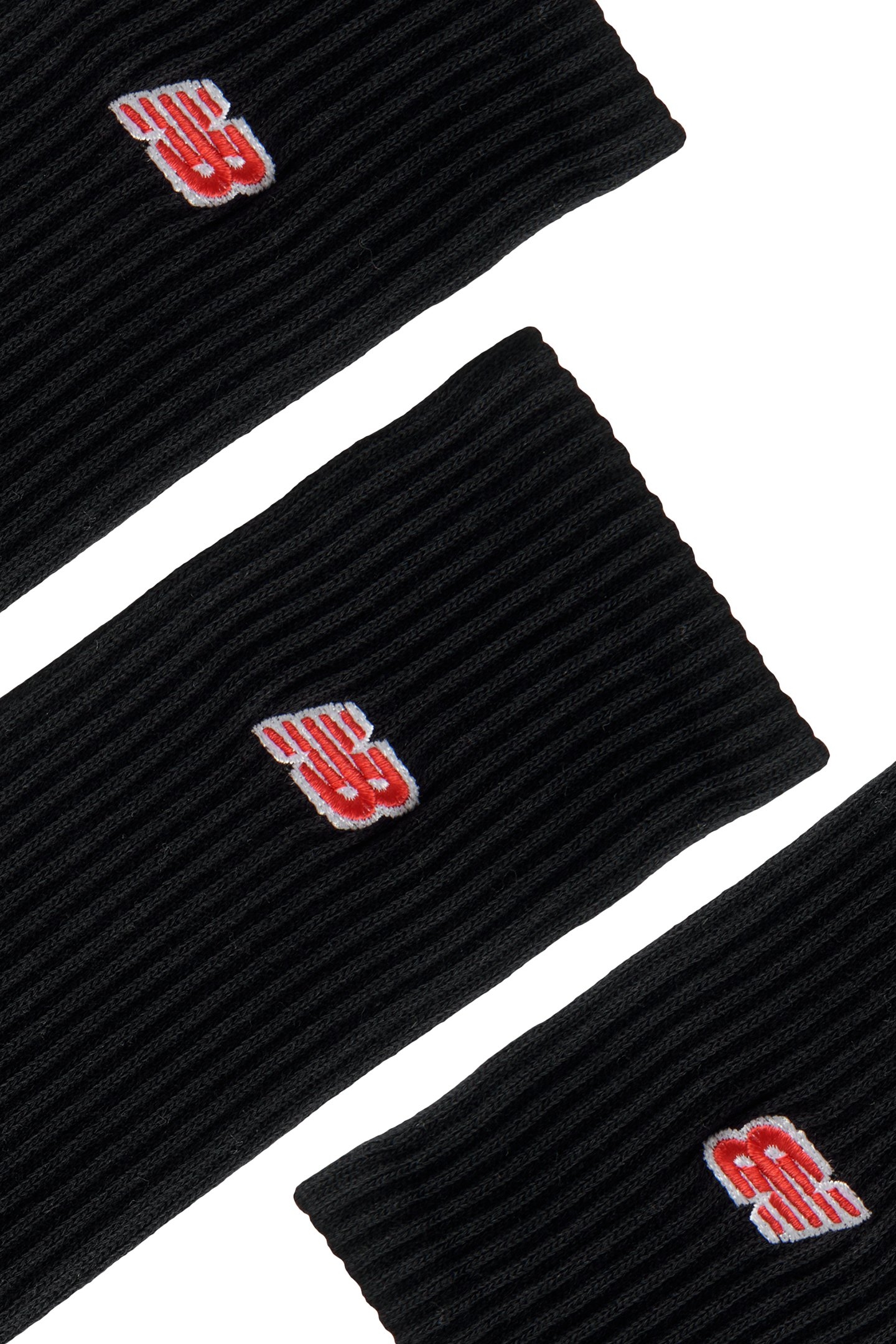 UNISEX NB PATCH LOGO CREW 3 PAIRS BLACK 2