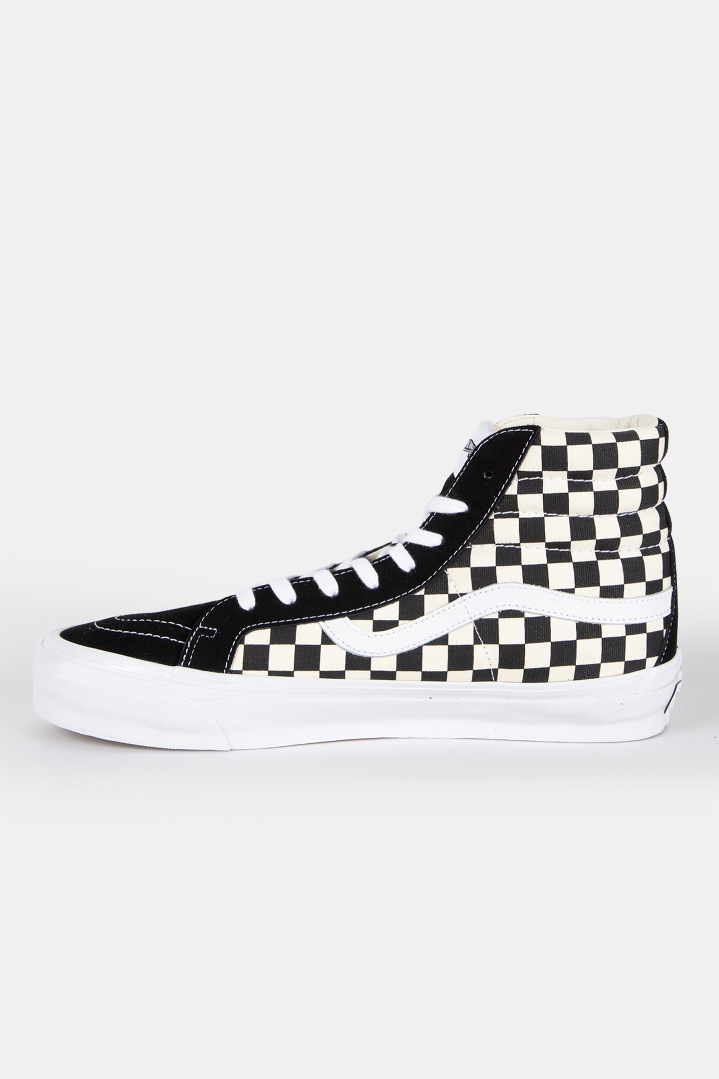 UNISEX LX SK8-HI REISSUE 38 CHECKERBOARD BLACK/OFF WHITE 2