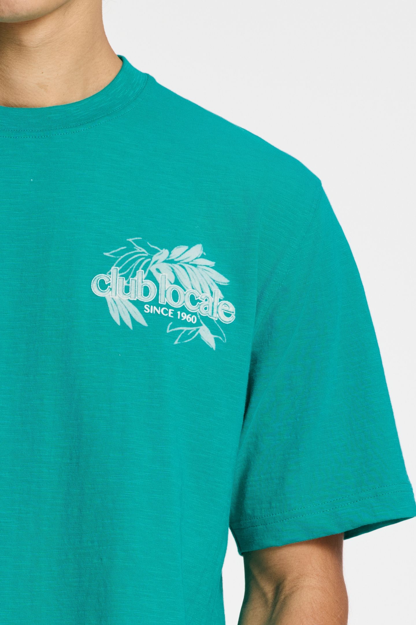 FINN RELAXED T-SHIRT CLUB LOCALE BLUE LAGOON 8