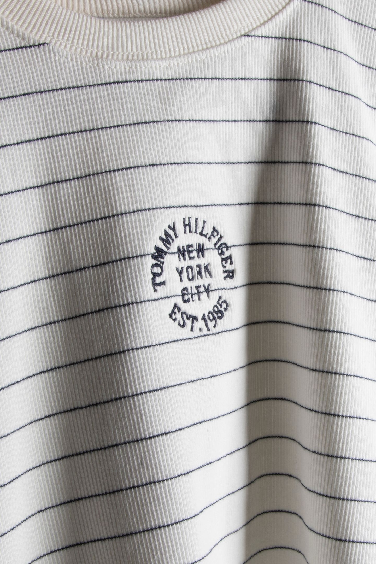 ROUNDALL REGULAR C-NECK SHORTSLEEVE IVORY/NAVY 4