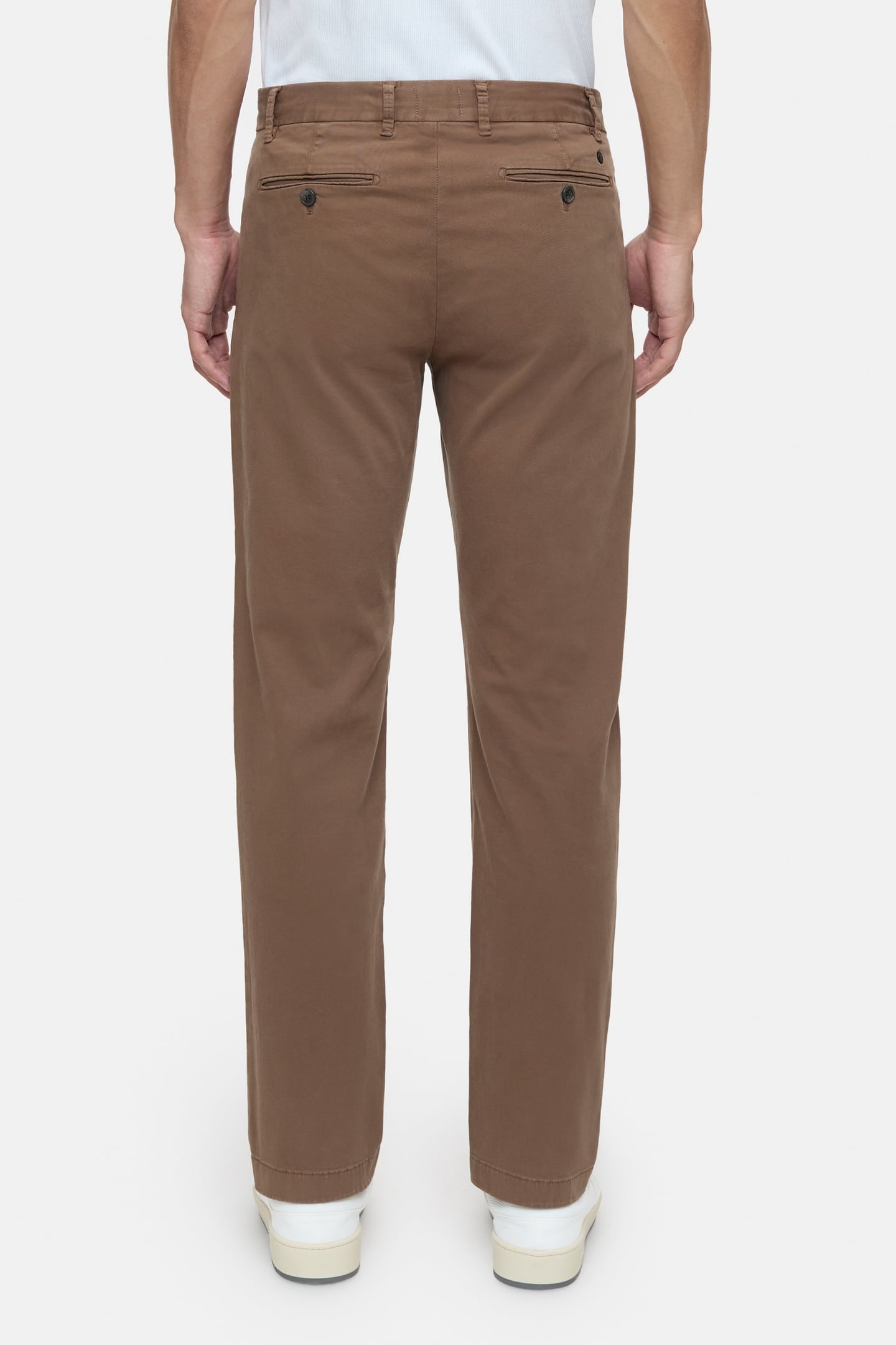 CLIFTON SLIM PANTS TEAK WOOD 3