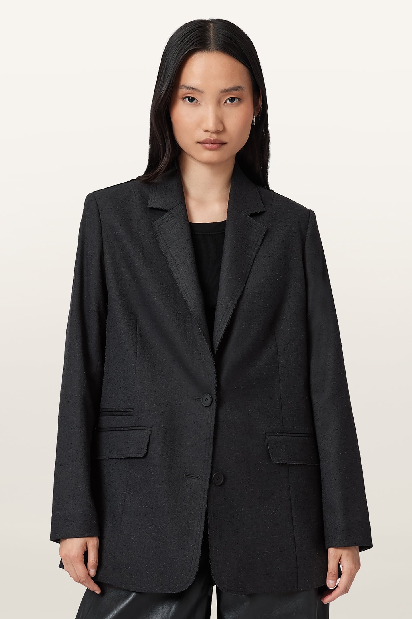 ESSIE BLAZER GUNMETAL GREY 2