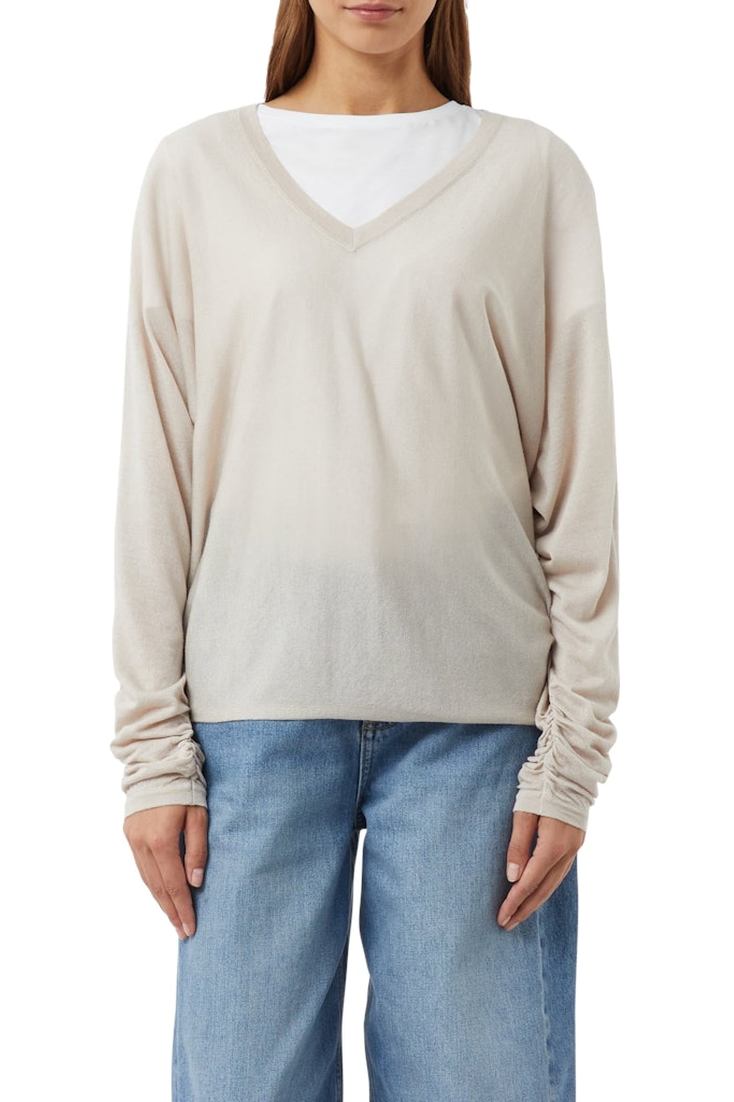 COMMA PULLOVER GREY-LIGHT 1