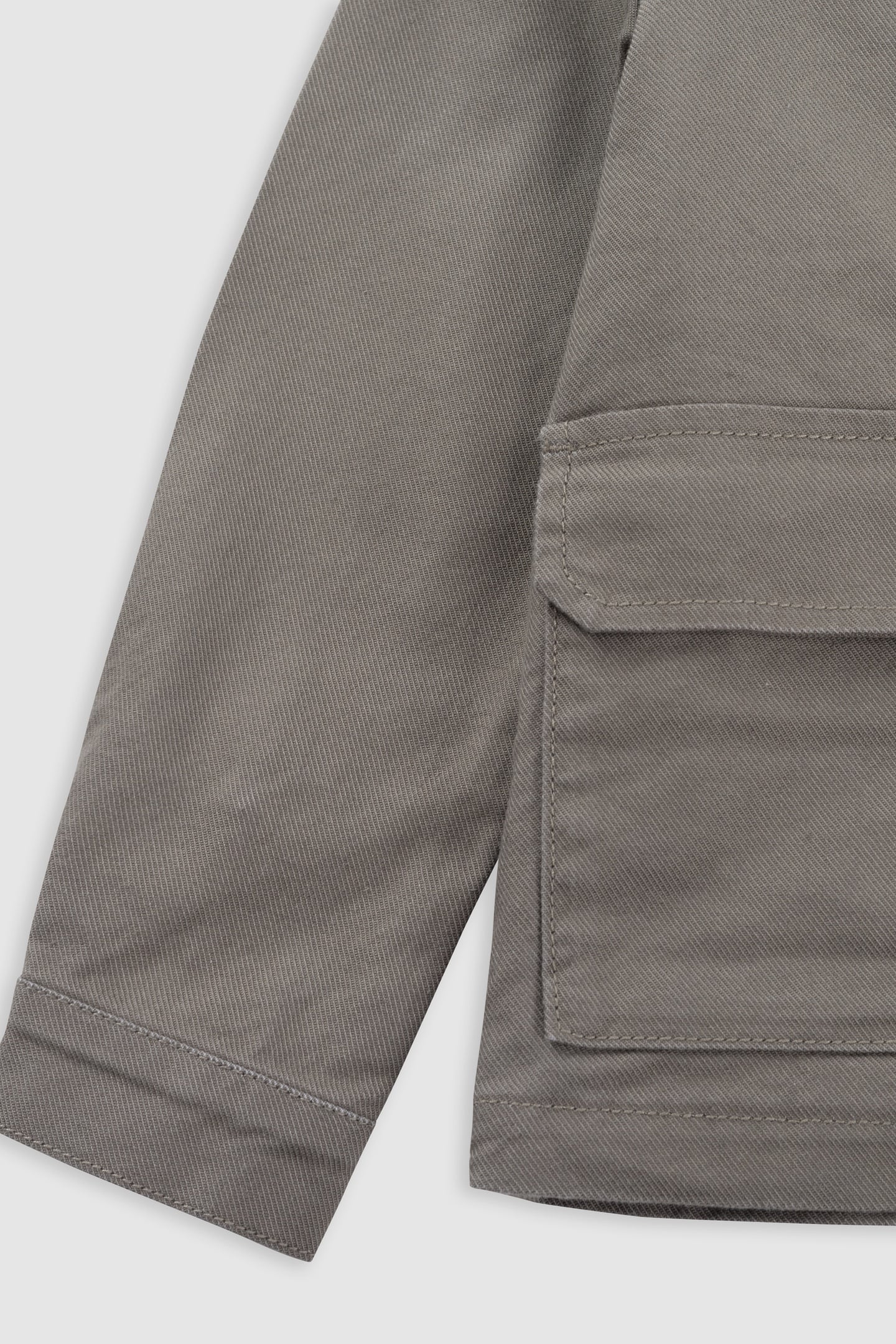 KHAKI MAXI EMBROIDERED BACK SAFARI JACKET 4