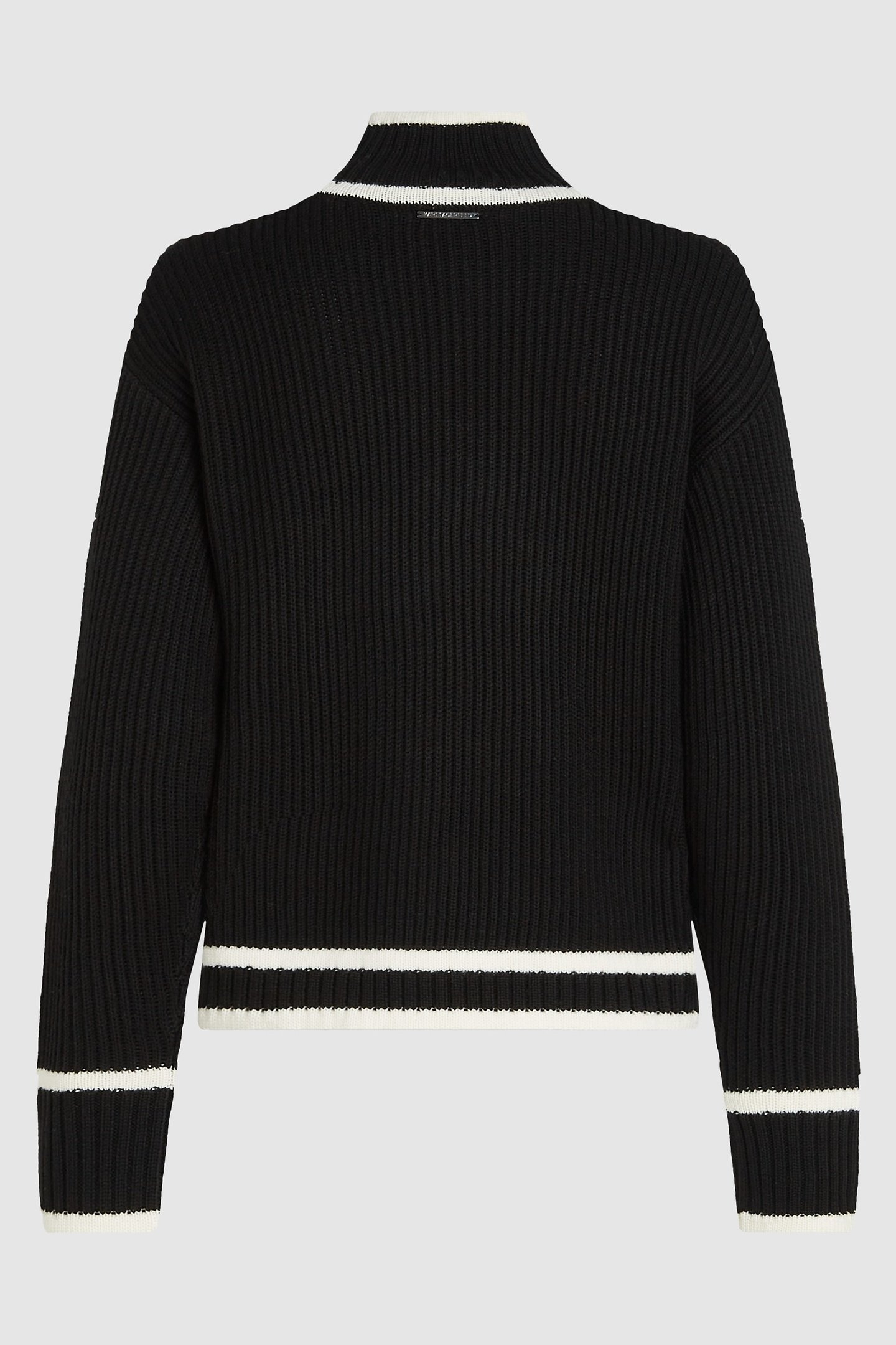 BLACK SOUTACHE AUTOGRAPH KNIT 6