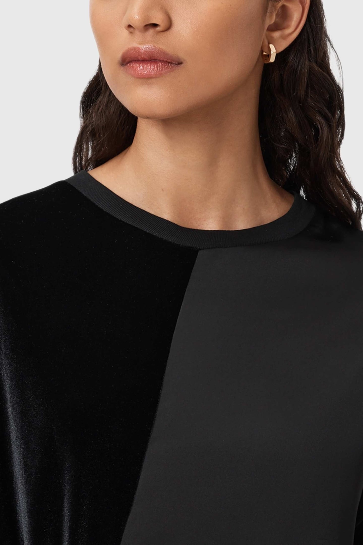 LANA VELVET DRESS BLACK 5