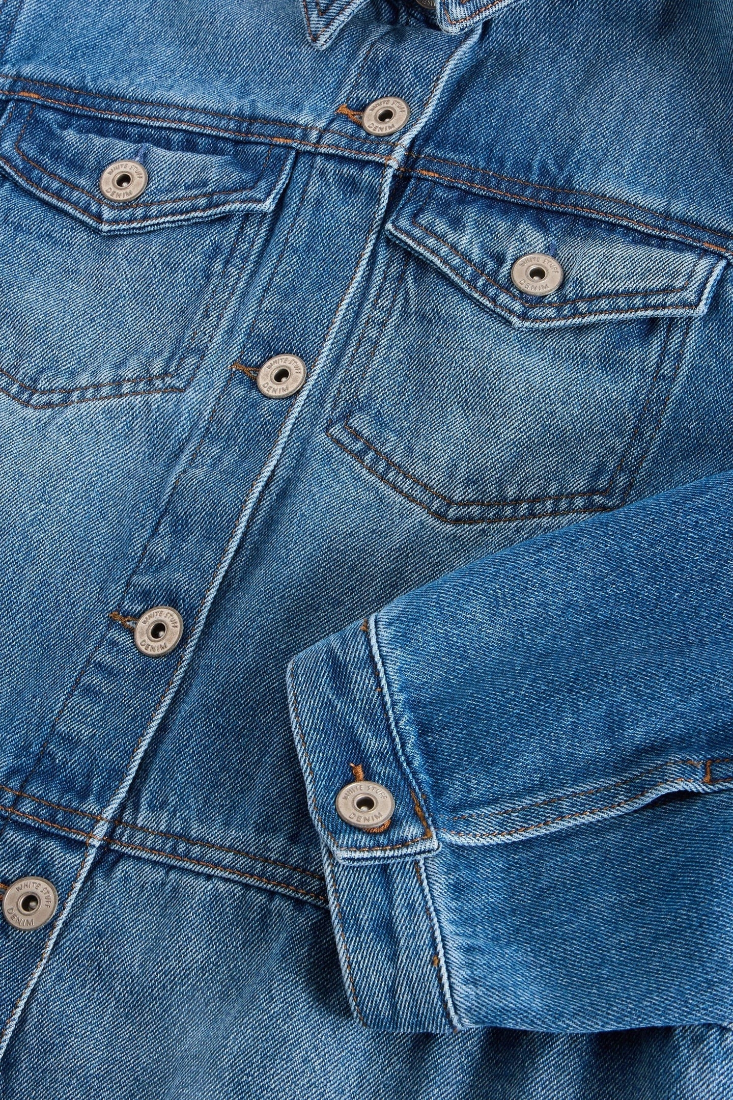 CAMILLE DENIM JACKET MID DENIM 5