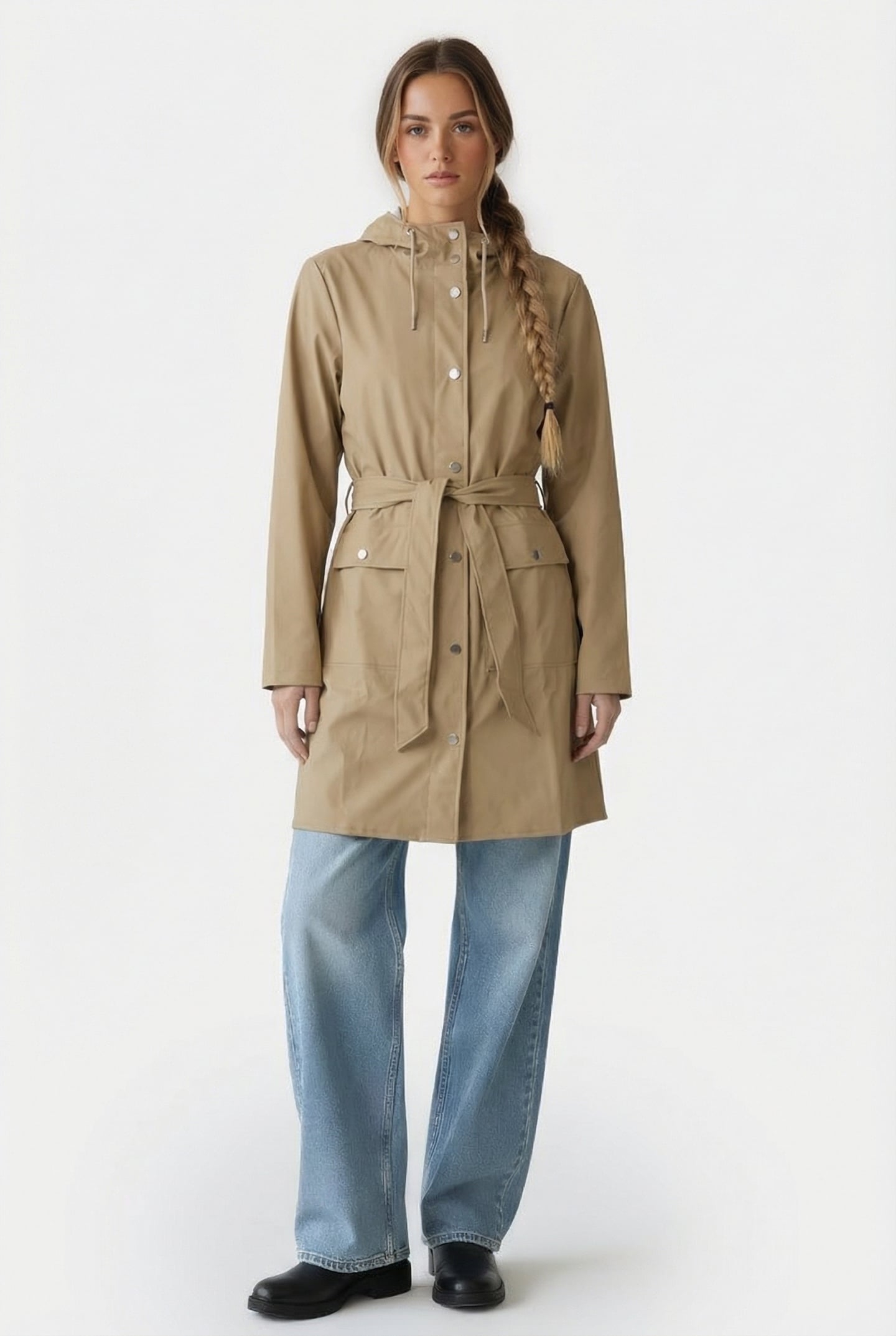 CURVE LONG JACKET W3 SAND 2