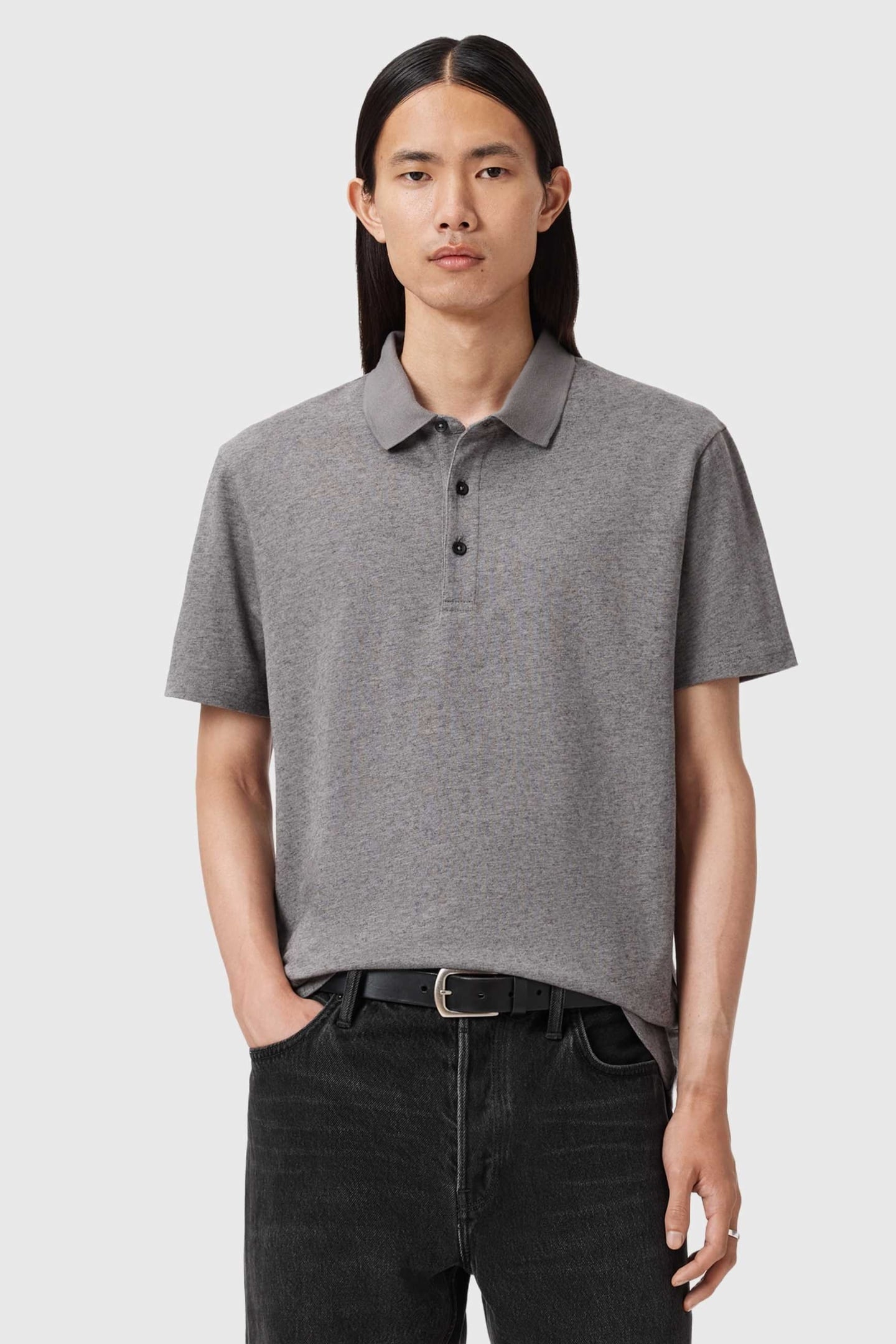 ROWAN SS POLO MARCH GREY MARL 1