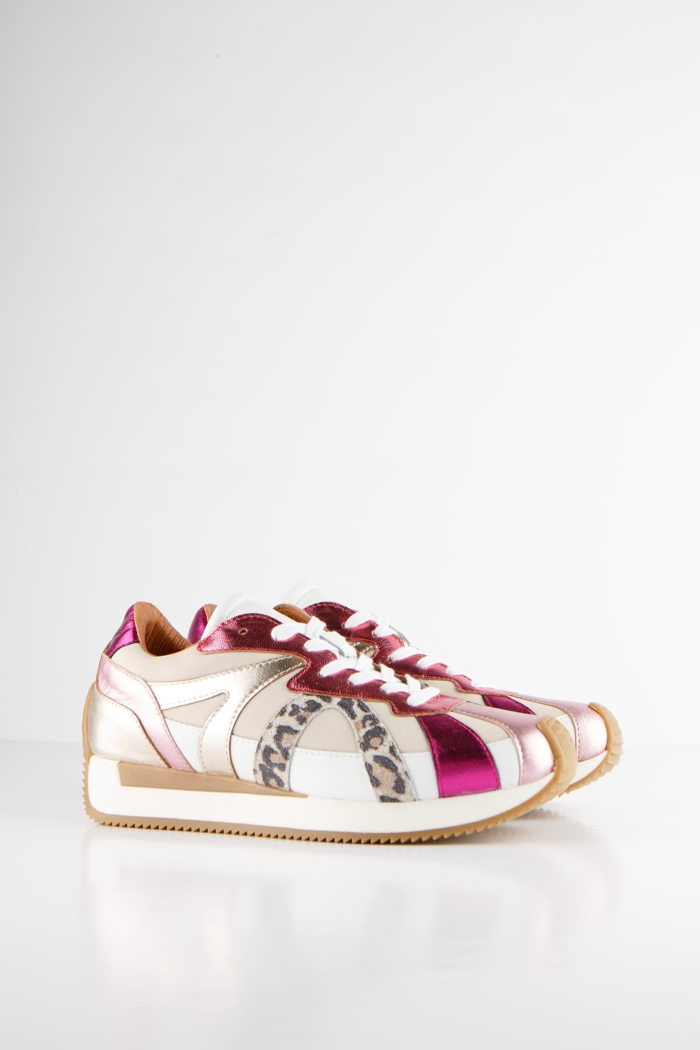 DODSON LEOPARD SNEAKER PINK / CHAMPAGNE 3