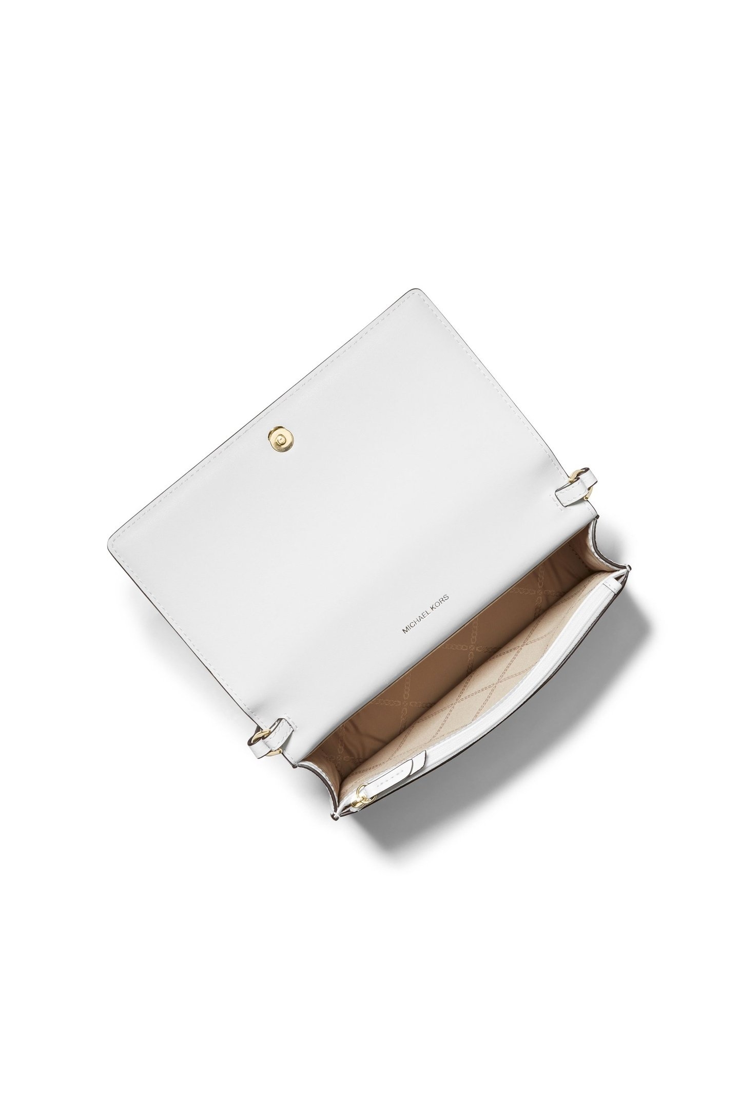 MEDIUM FLAP CROSSBODY BAG OPTIC WHITE 6