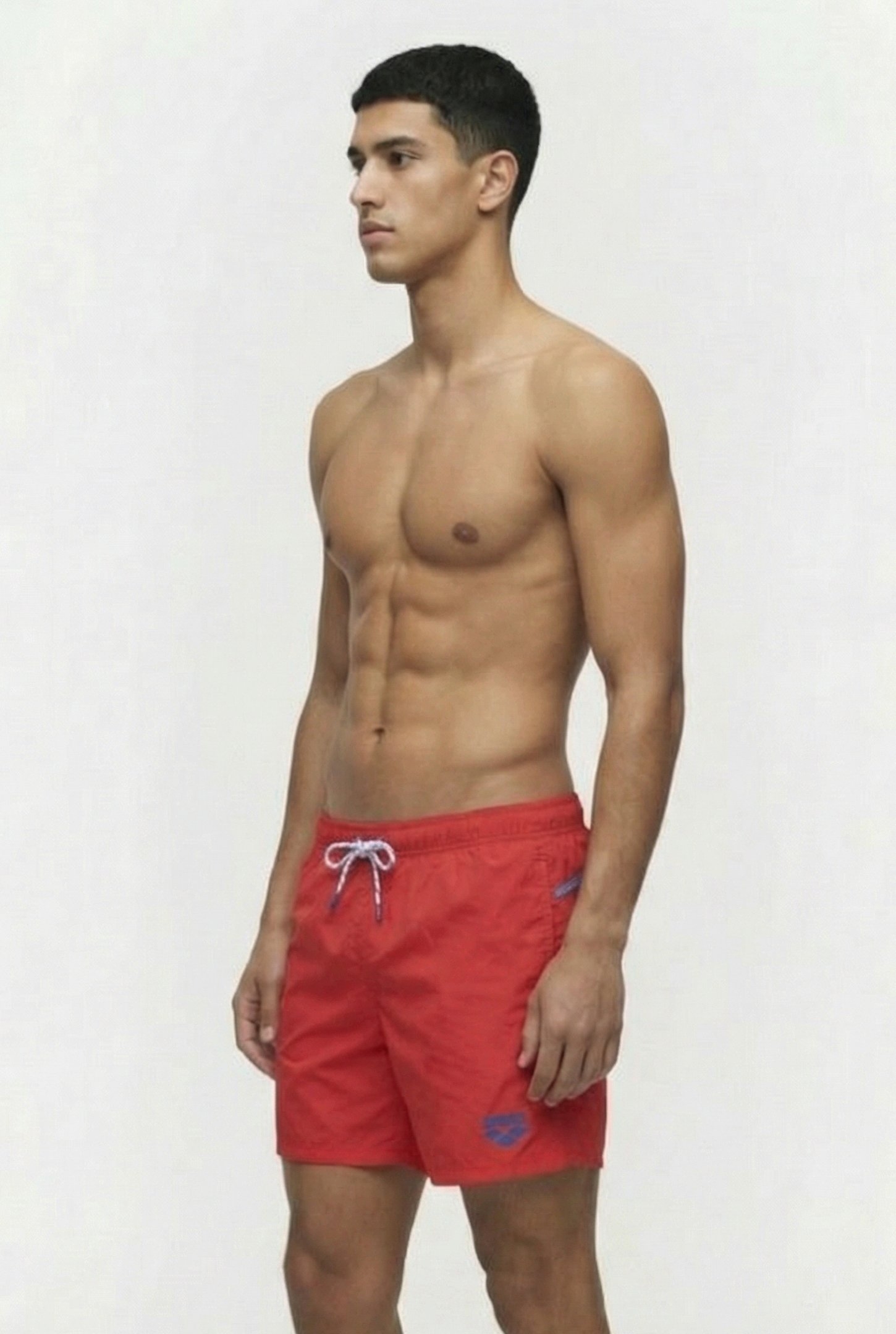 MEN'S ARENA PRO_FILE BEACH L-SHORT RED- PURPLE BLUE 3