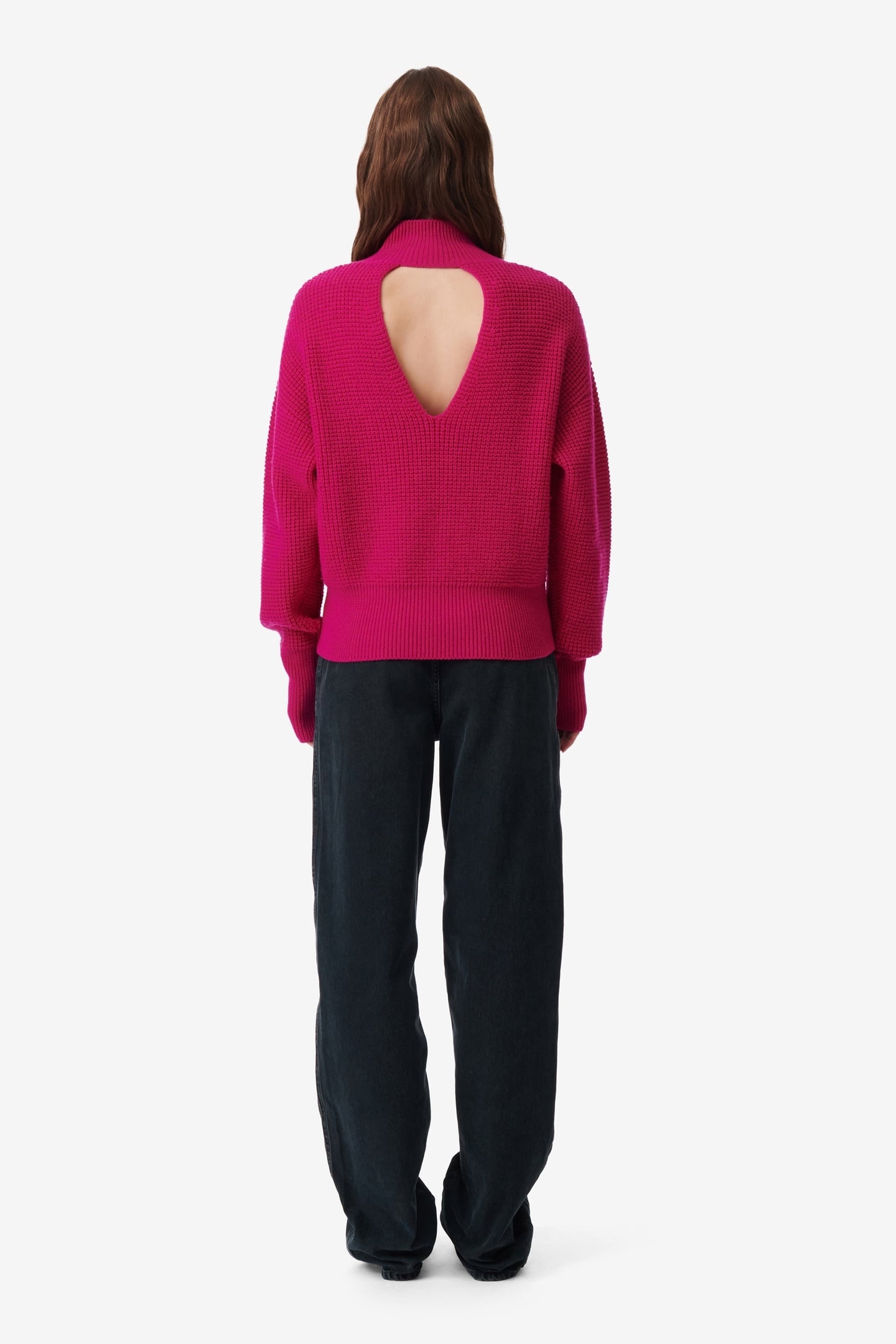 GAID PULLOVER FUSHIA 3