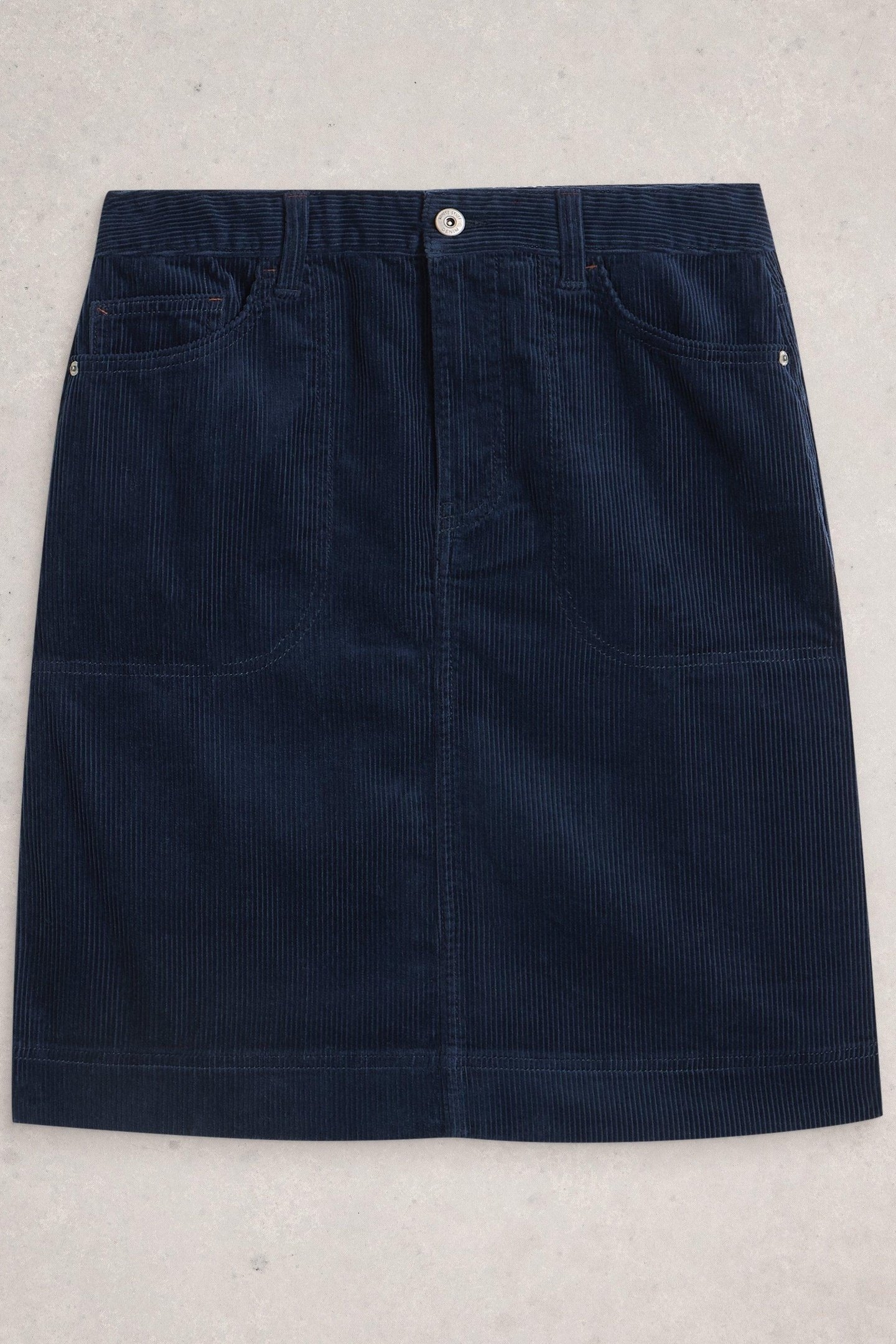 TIA CORD SKIRT DARK NAVY 3