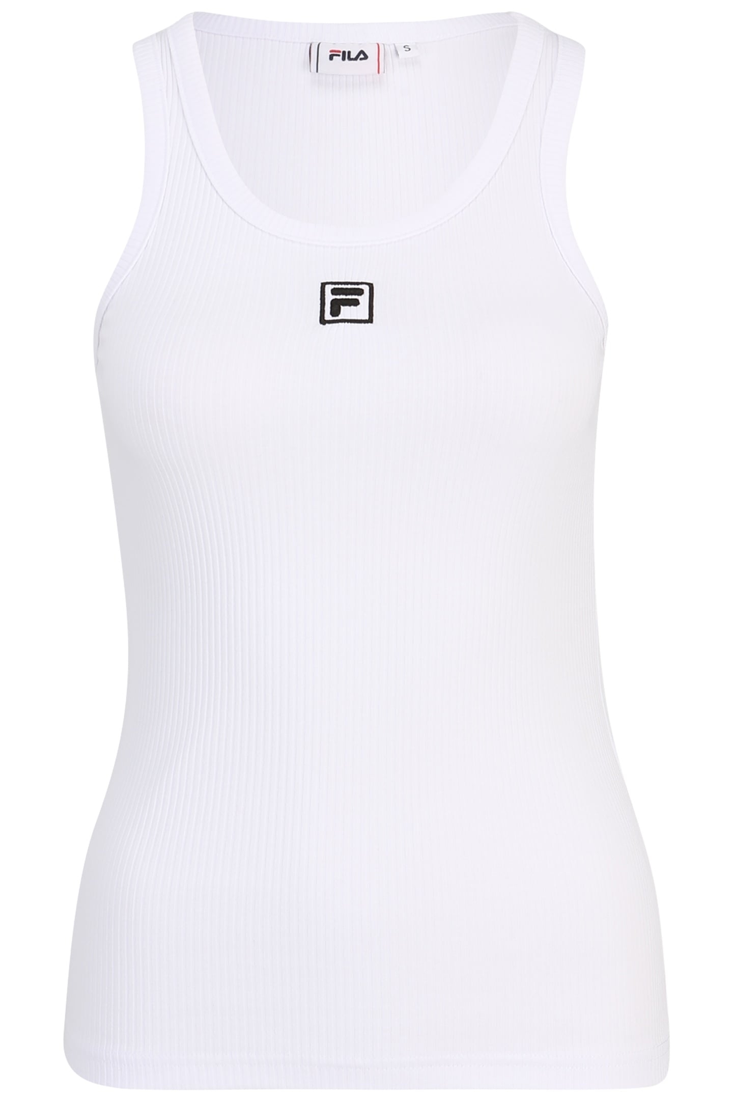 LES RIBBED TANK TOP BRIGHT WHITE 1