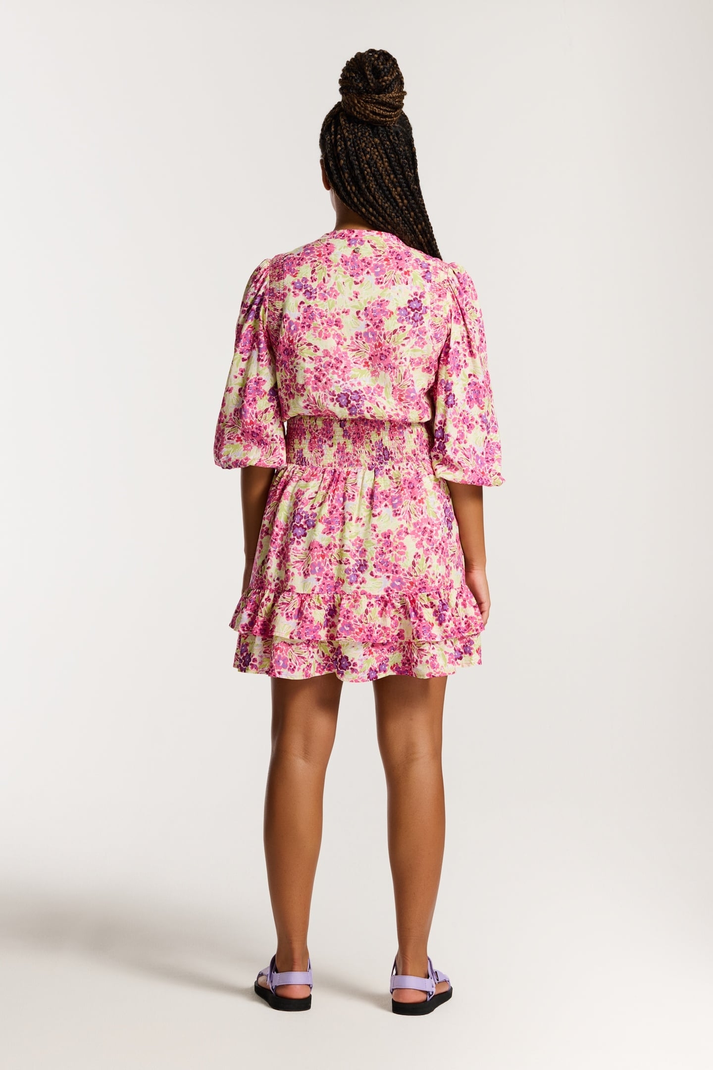 JONI DRESS FLOWER FIELDS PINK FLOWER FIELDS 5