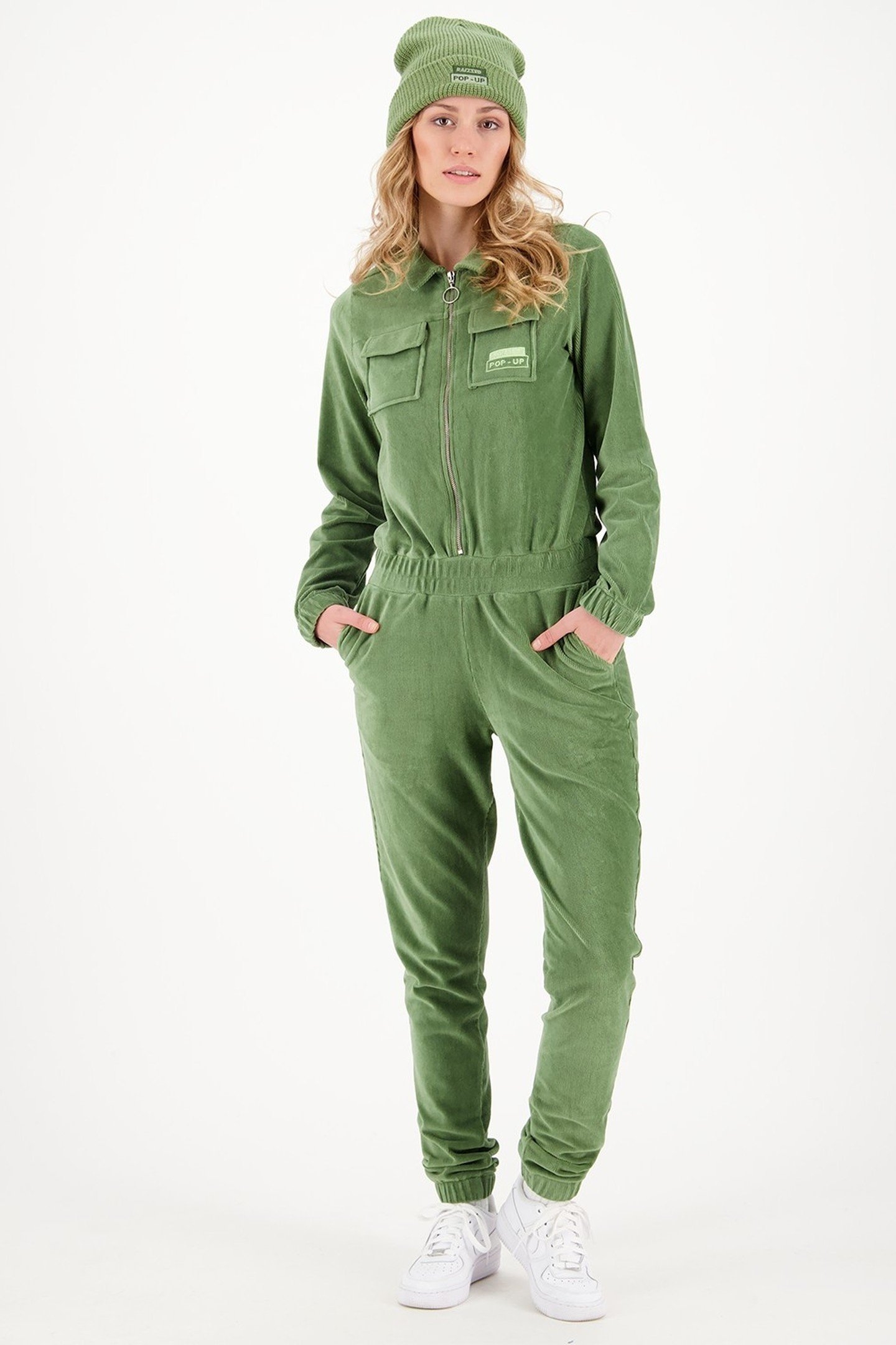 PASCALLE LONG SLEEVE PALE ARMY 1