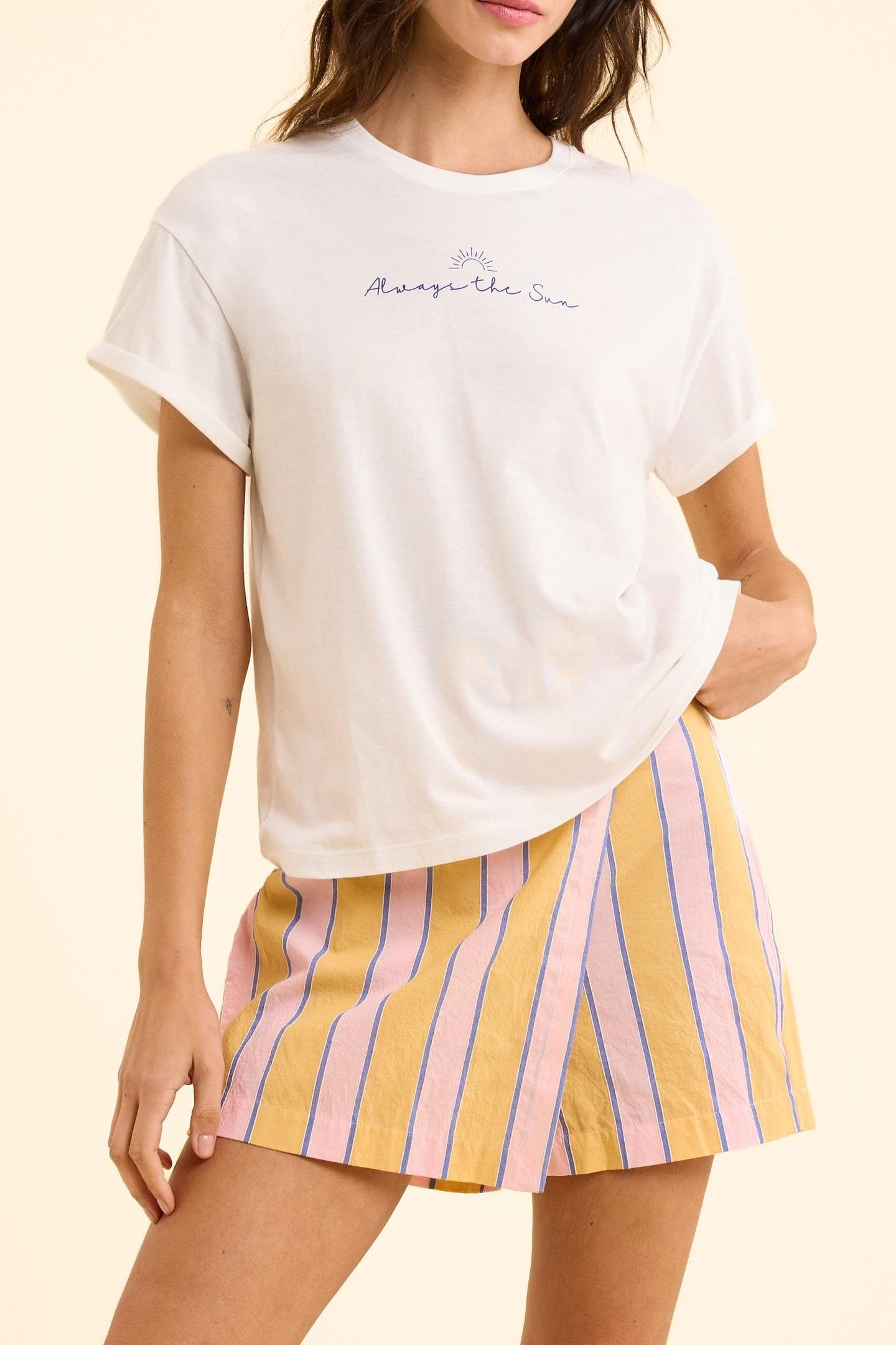 WHITE SLOGAN T-SHIRT OFF-WHITE 1