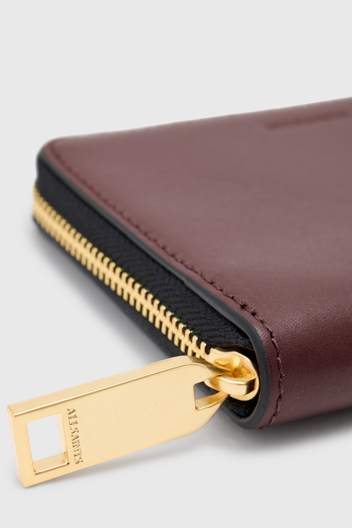 LENA HEX ZIP WALLET DARK RED 5