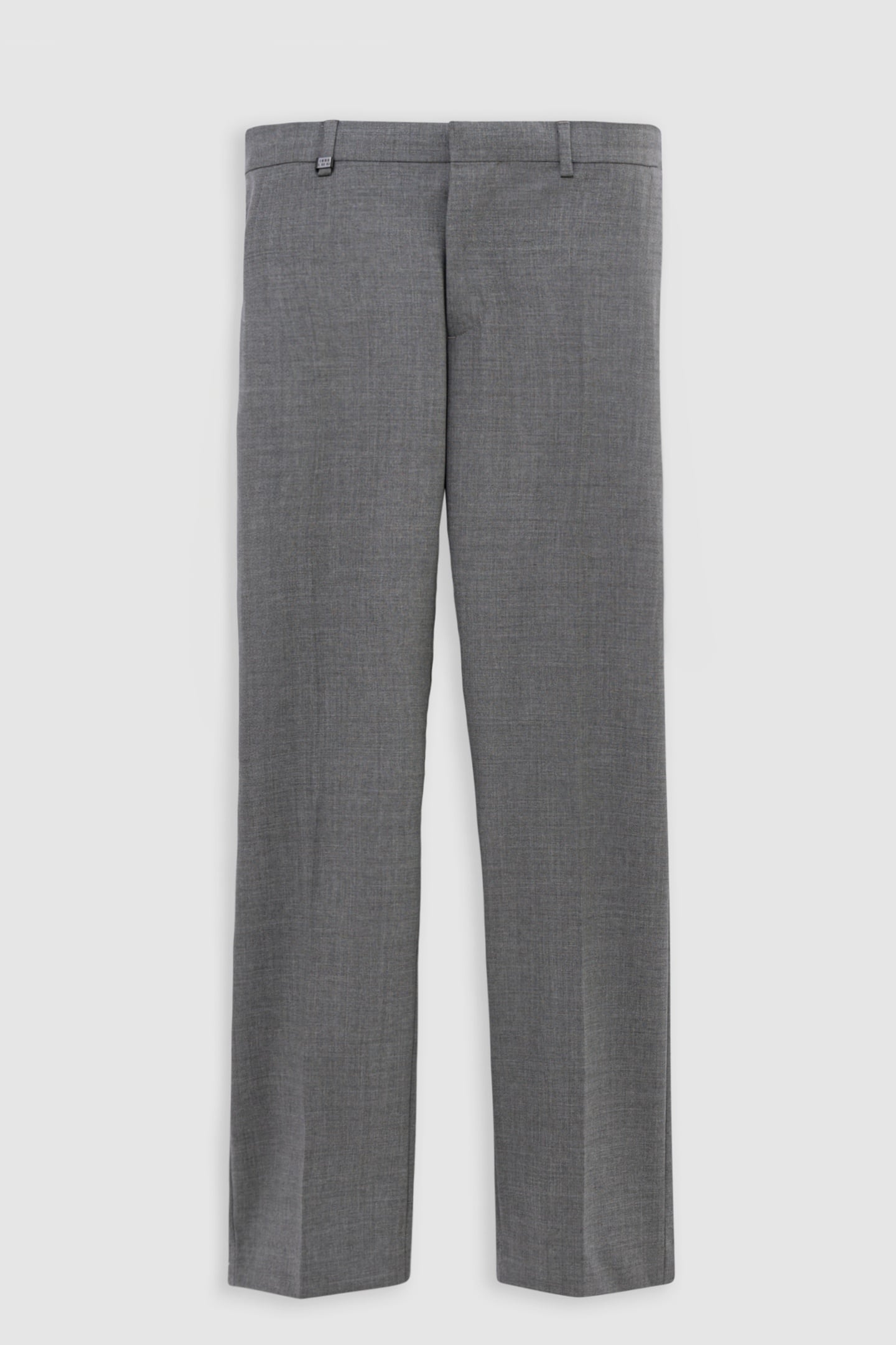 GREY WOOL BLEND SUIT TROUSERS 4