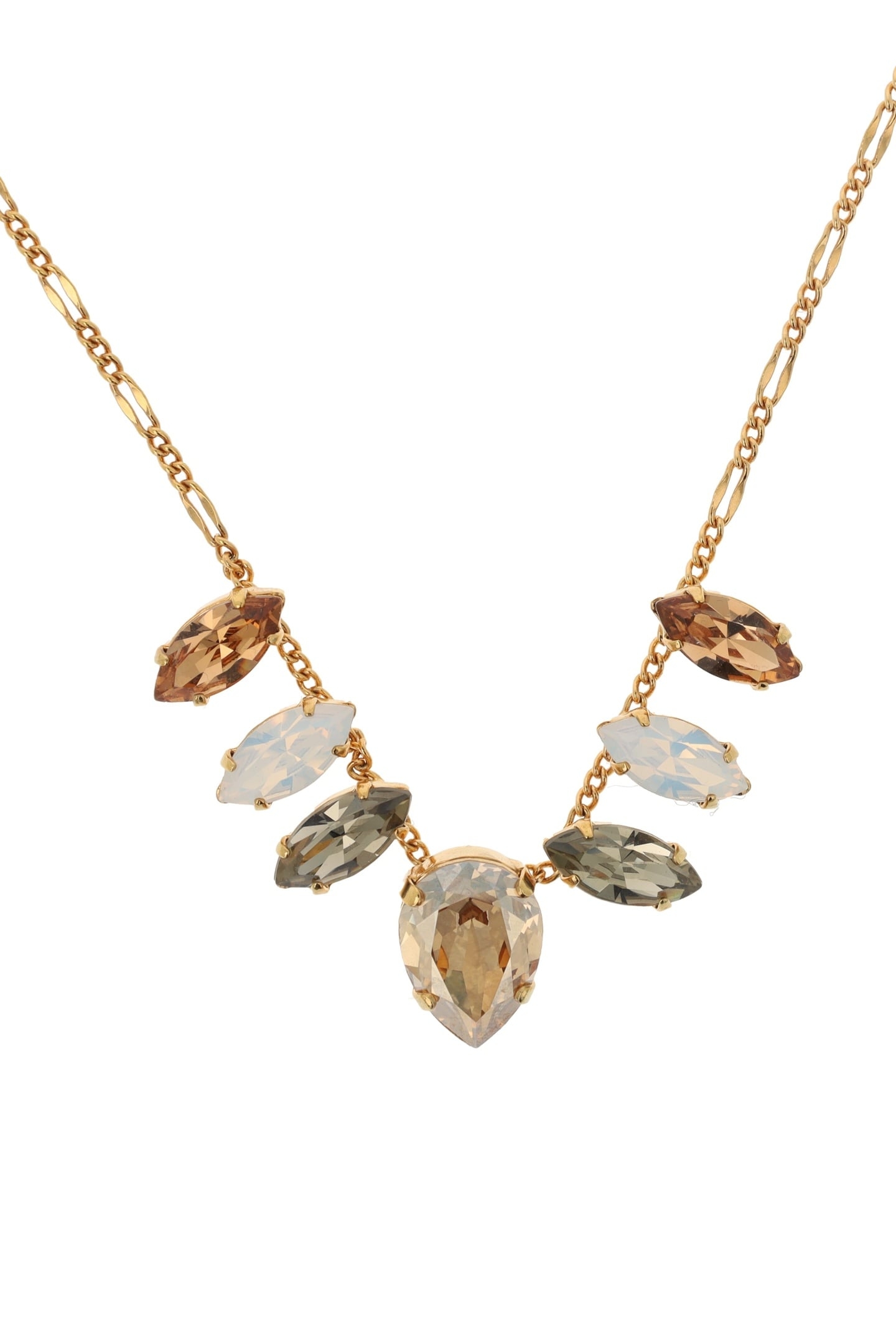 ASPEN GODDESS NECKLACE GOLD, WHITE, GREY 2