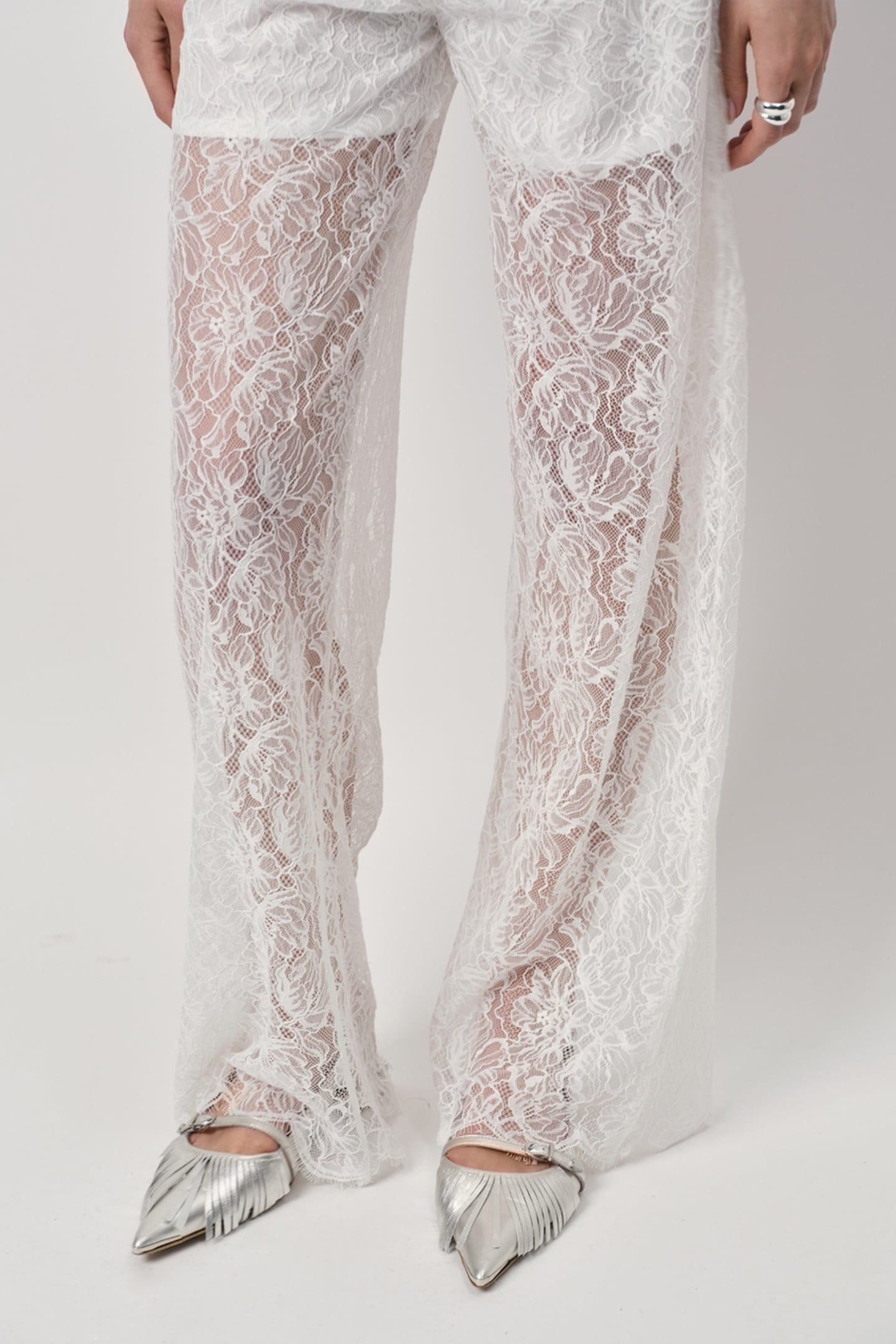 SHILOH STRAIGHT LEG LACE PANTS MILK WHITE 4