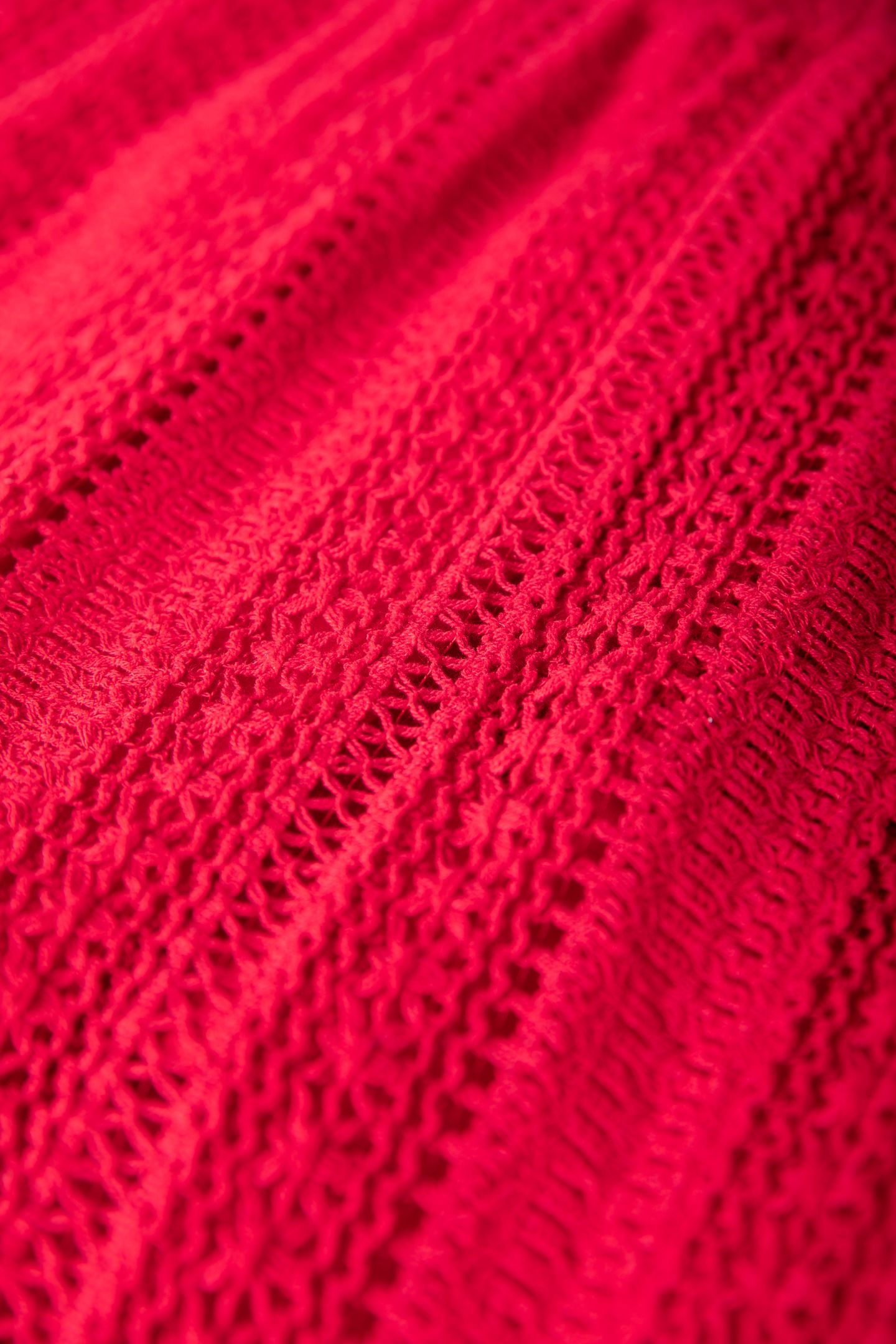 MELODY CROCHET STRAIGHT PANTS POPPY RED 5