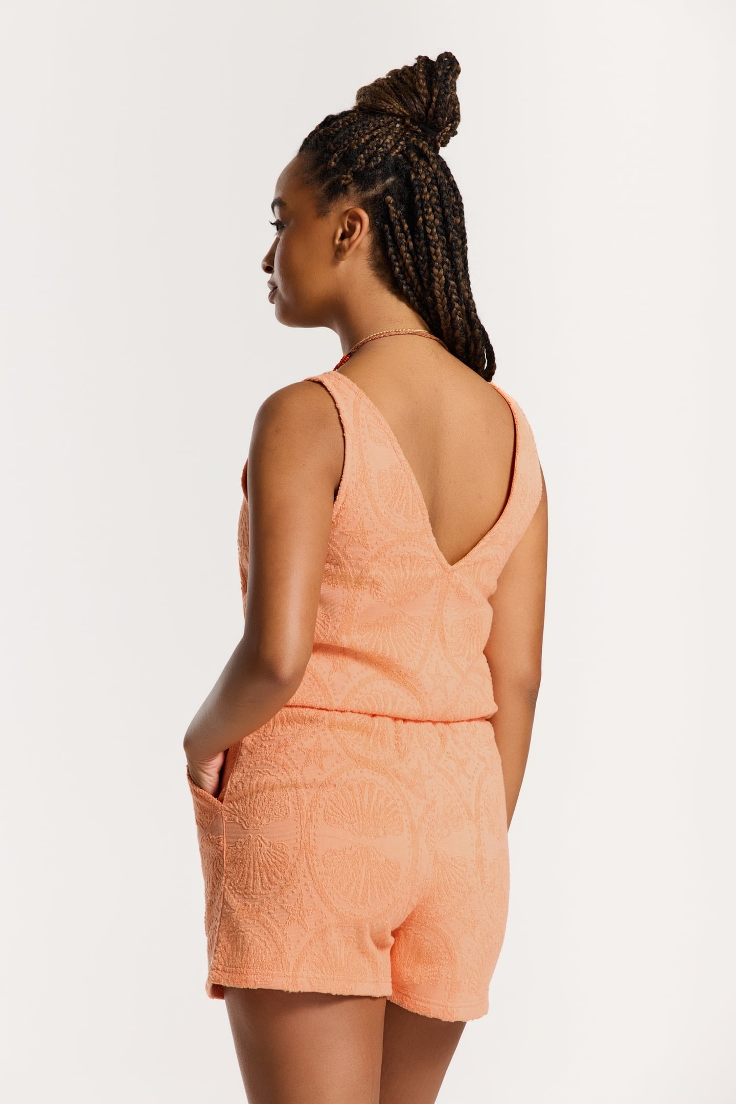 FIJI JUMPSUIT SEA PEARL ORANGE PEACH SEA PEARL 4