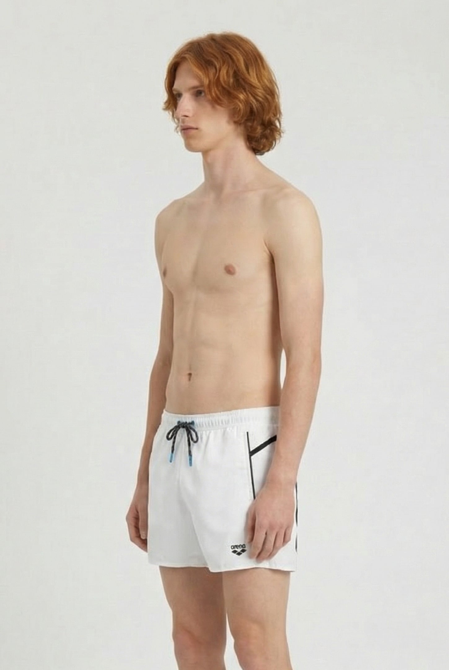 MEN'S ARENA PRO_FILE BEACH X-SHORT WHITE-NAVY 3