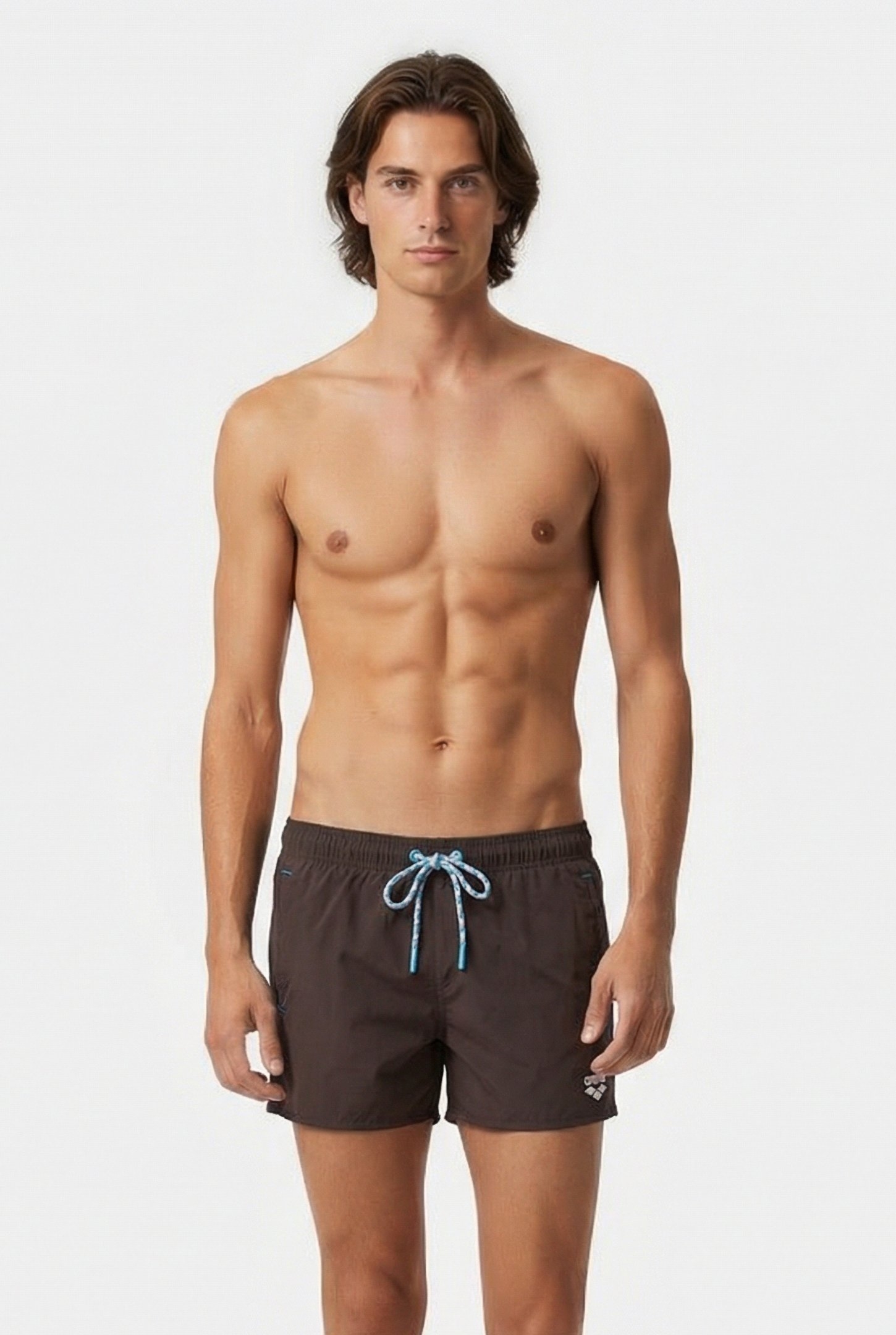 MEN'S ARENA PRO_FILE BEACH X-SHORT SEPIA-WHITE-SALMON PINK-C 1