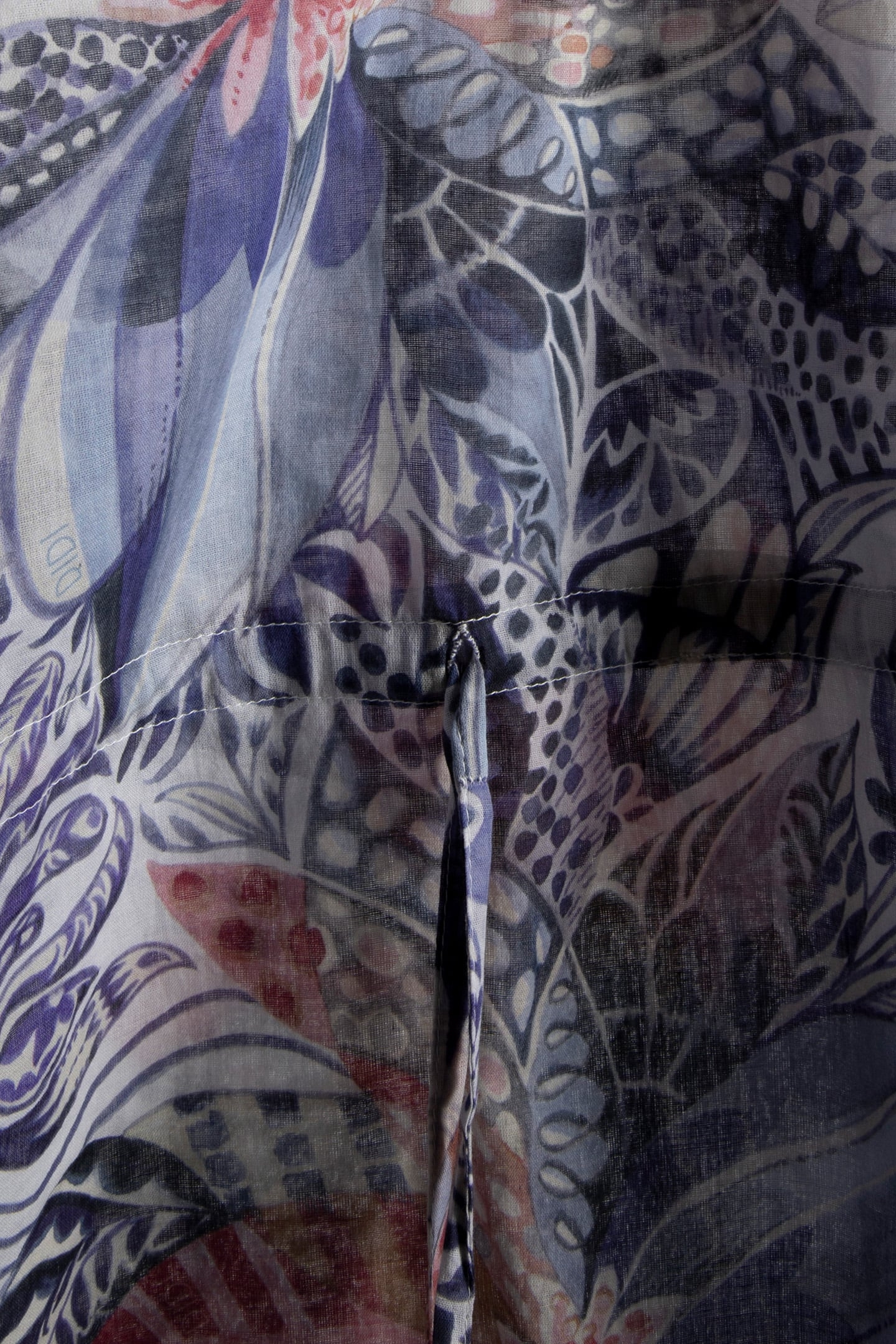 KAFTAN IN OFFWHITE WITH AZUR FUSION PRINT 4