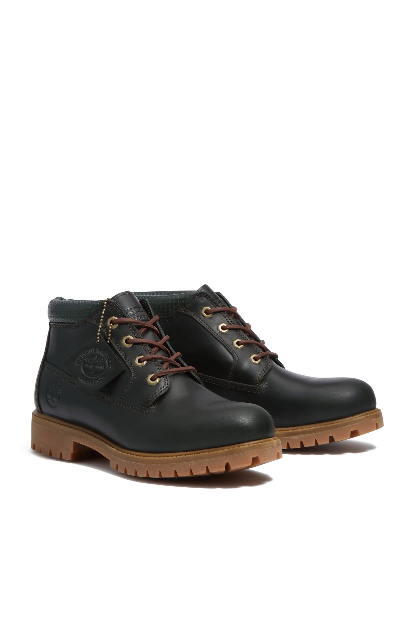 HERITAGE MID LACE UP WATERPROOF CHUKKA BOOT DARK GREEN 8