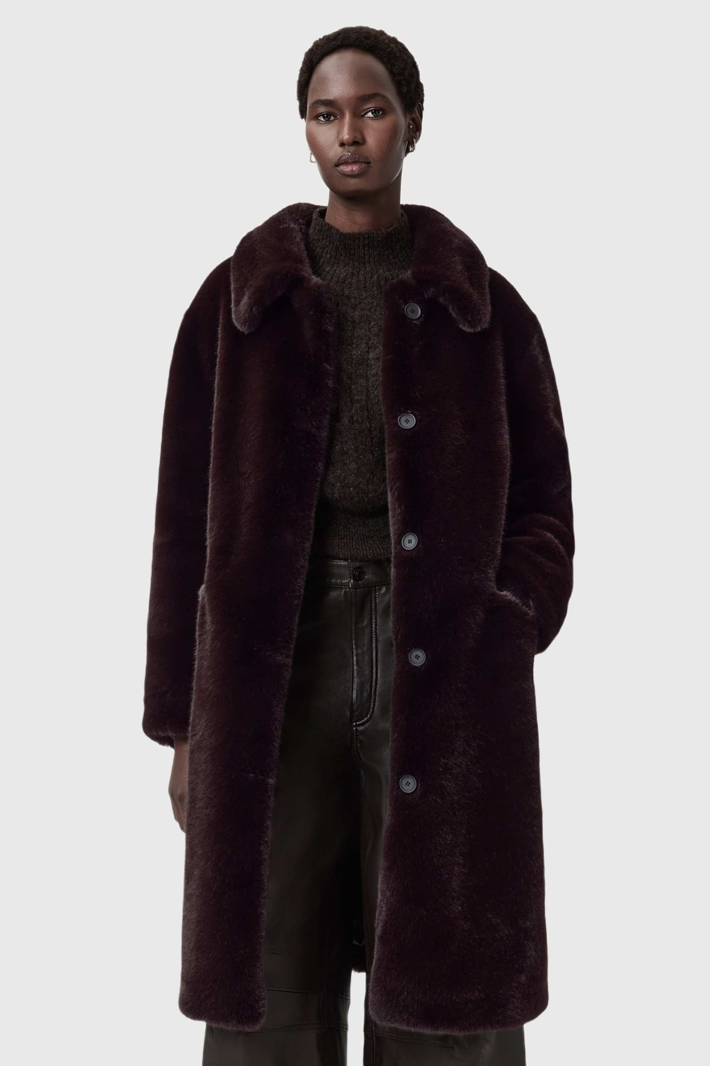 SORA COAT CHOCOLATE BROWN 1