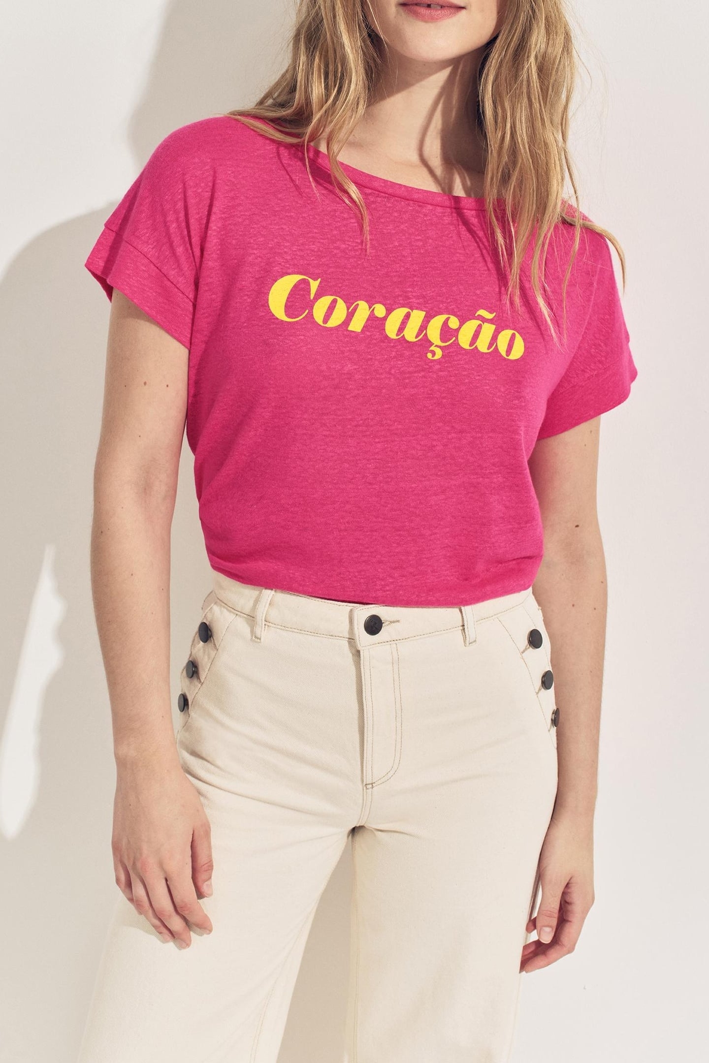 PINK T-SHIRT WITH MESSAGE 1