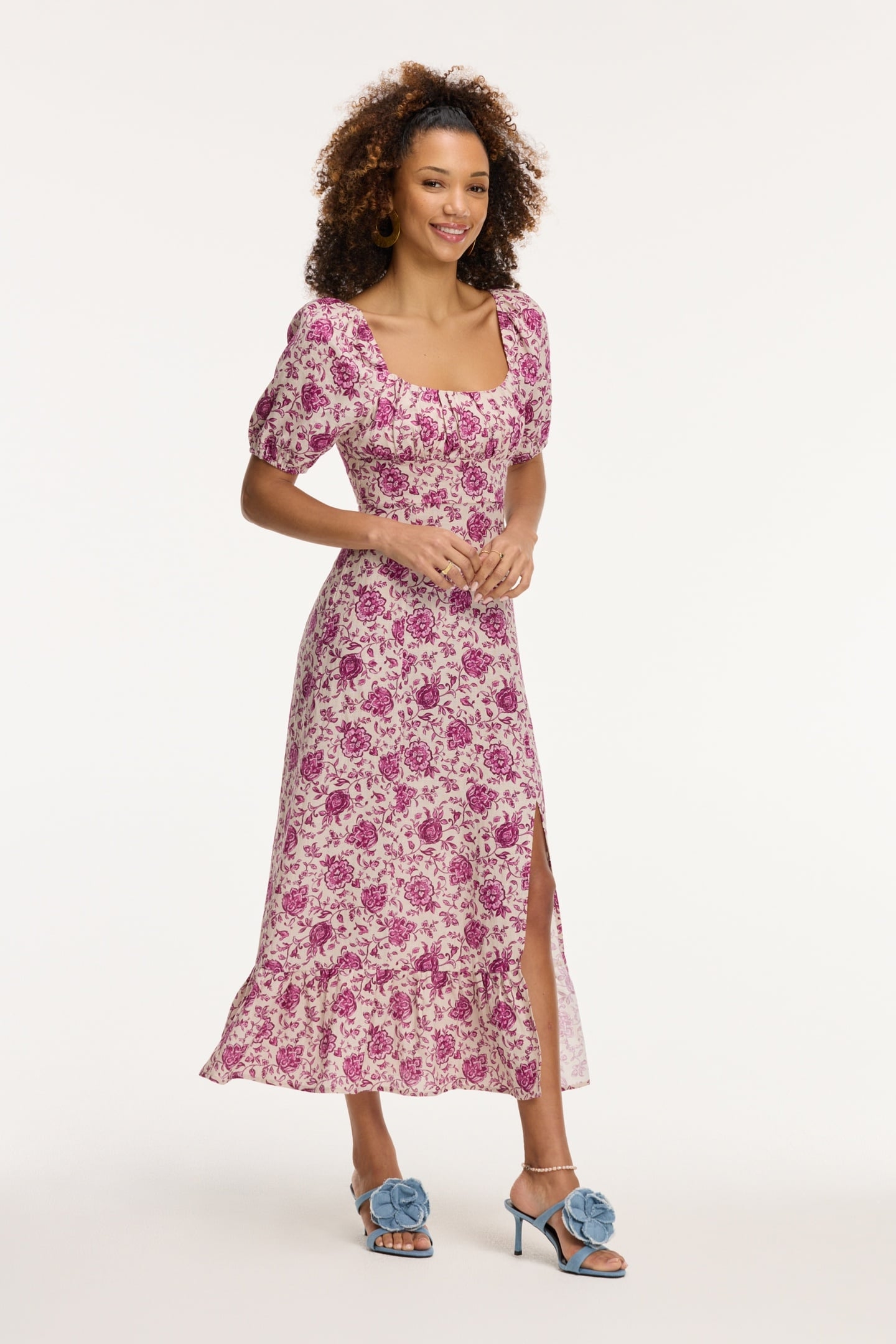 JESS DRESS BOTANIC FLOWER PINK BOTANIC FLOWER 2