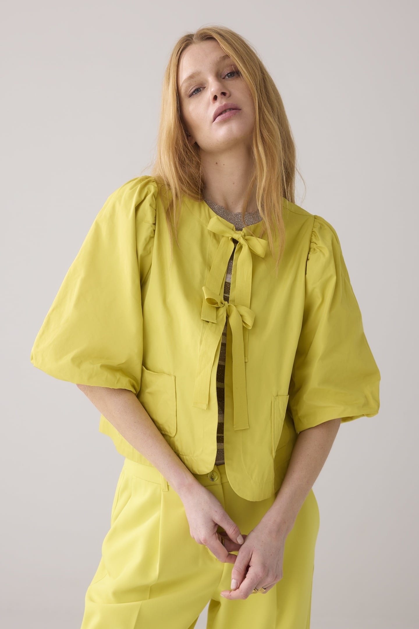 BLOUSE TAFT MIMOSA YELLOW 1