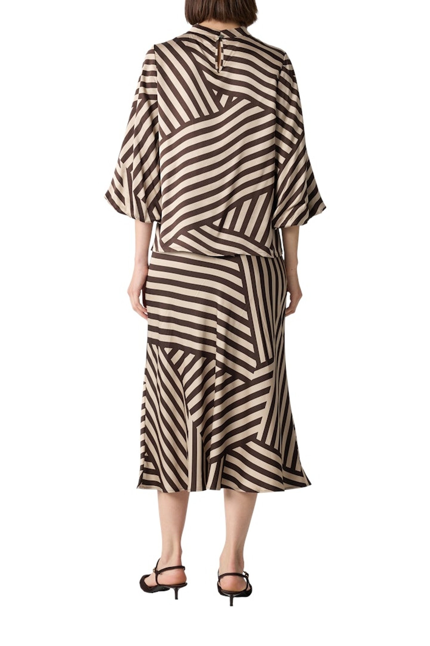 COMMA BLOUSES BROWN-DARK 3