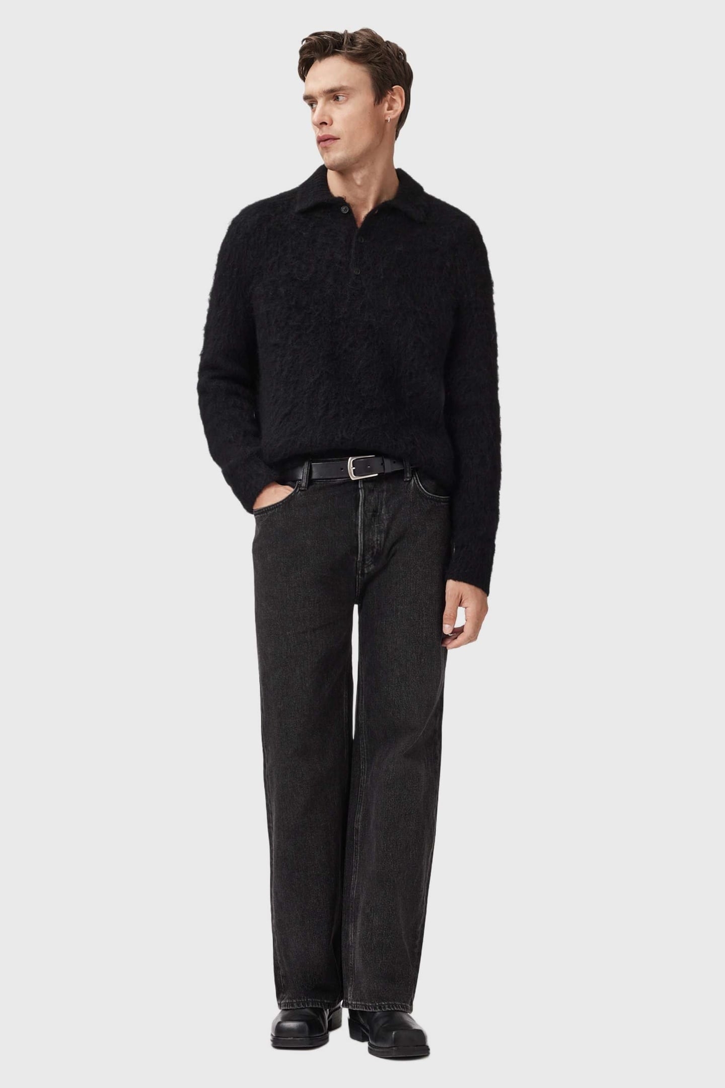 SONNY LS POLO BLACK 2