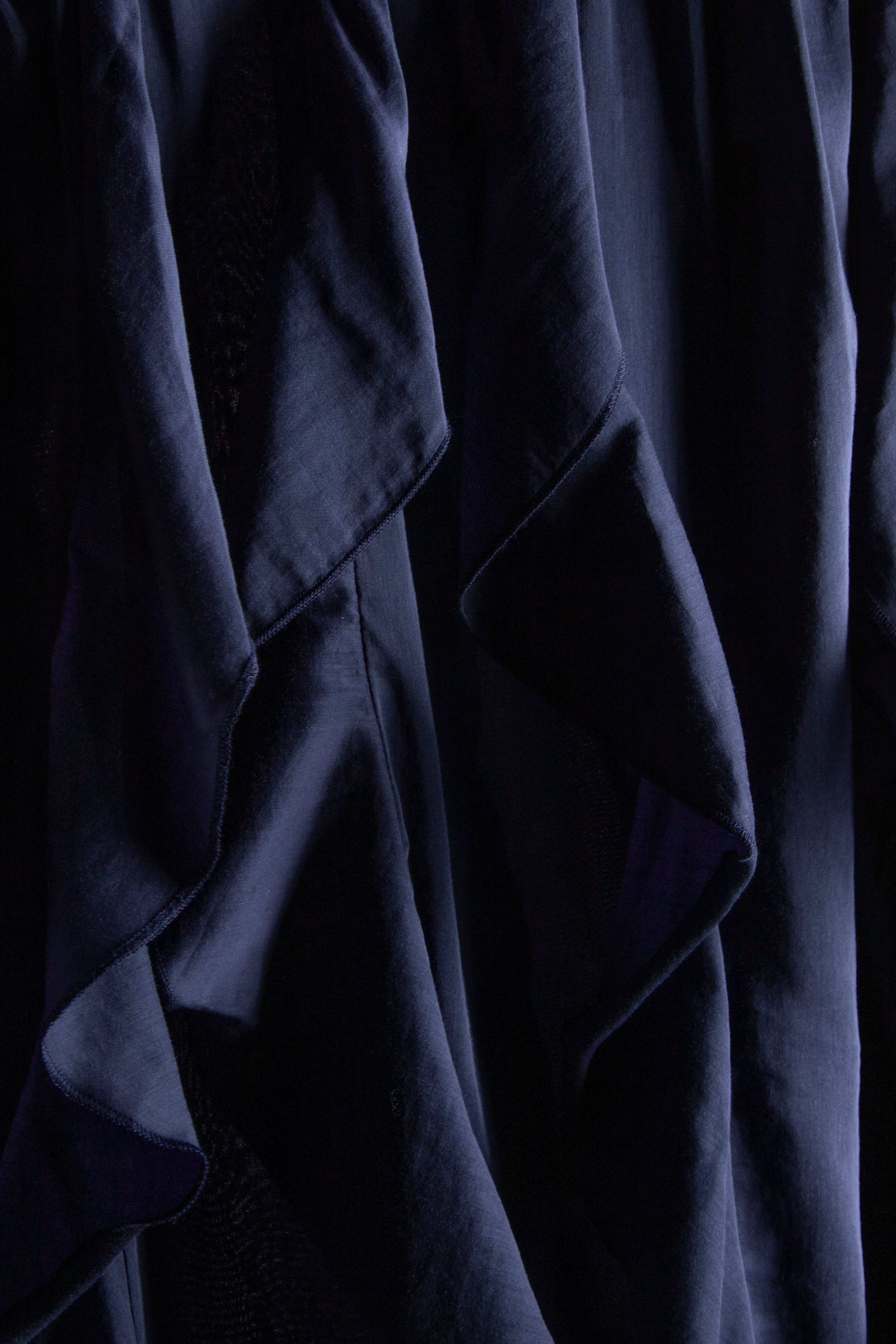 TOP COTTON VISCOSE NAVY NOIR 4