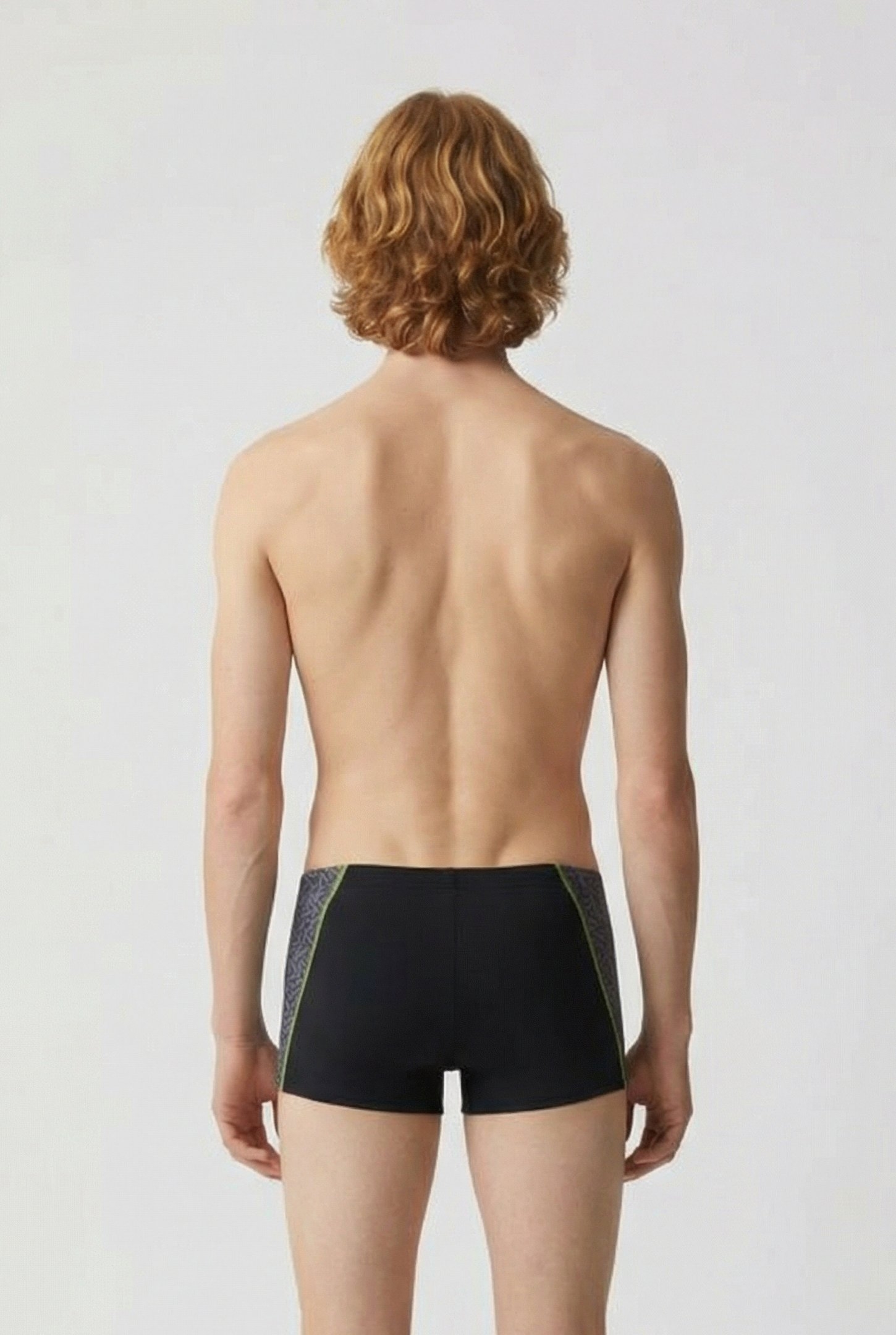 MEN'S ARENA CAMO KIKKO SWIM SHORT BLACK BLACK MULTI 2