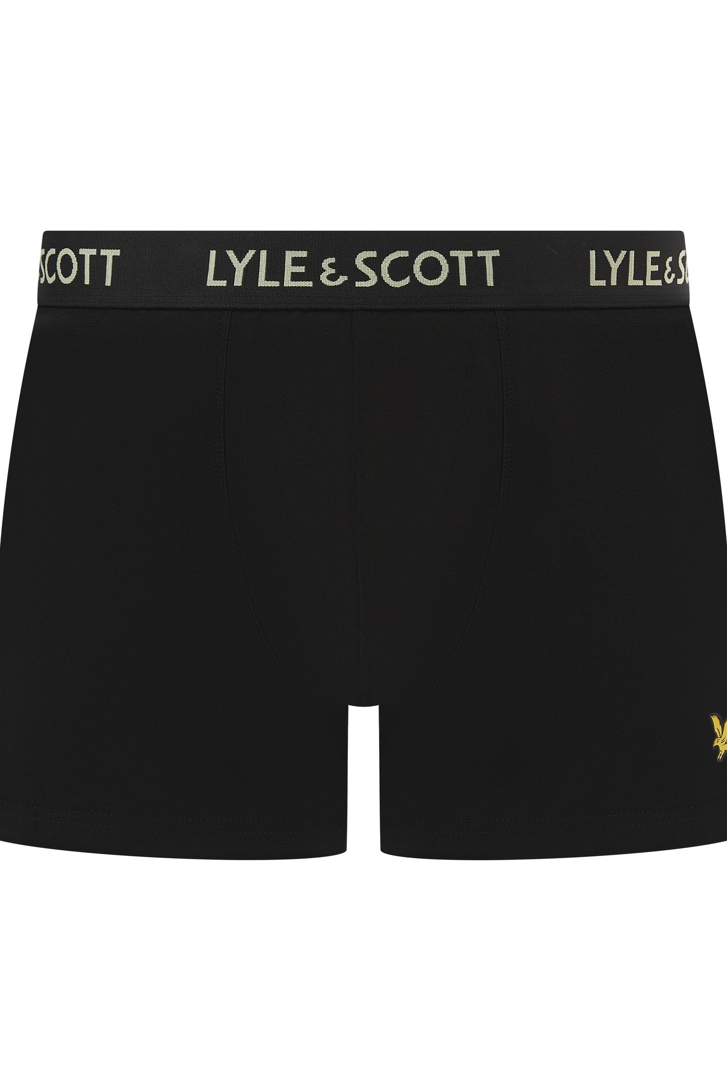 BARCLAY 3 PACK UNDERWEAR BLACK MULTI WAISTBAND TEXT 3