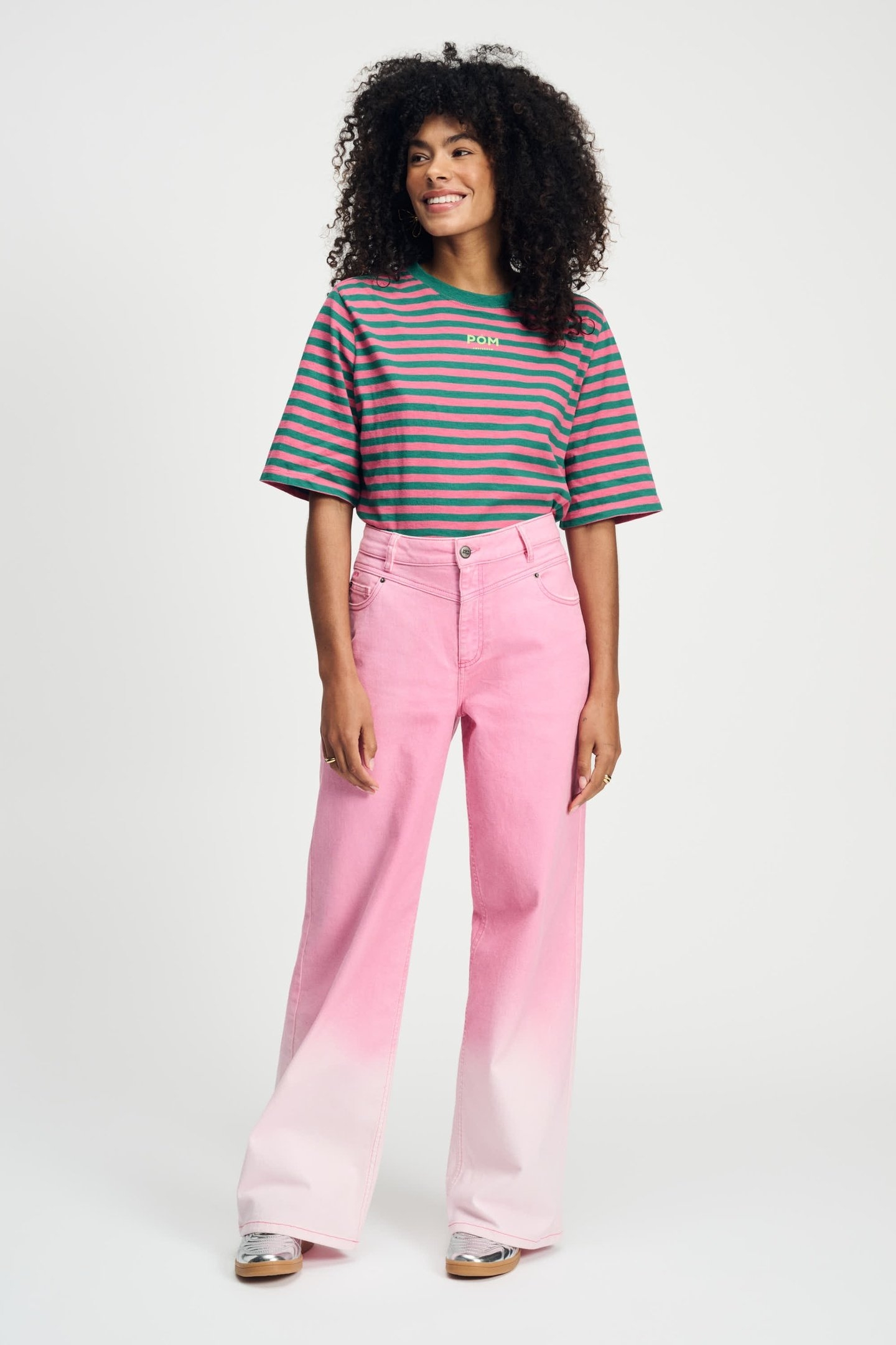 JEANS - GRADIENT RASPBERRY PINK 2