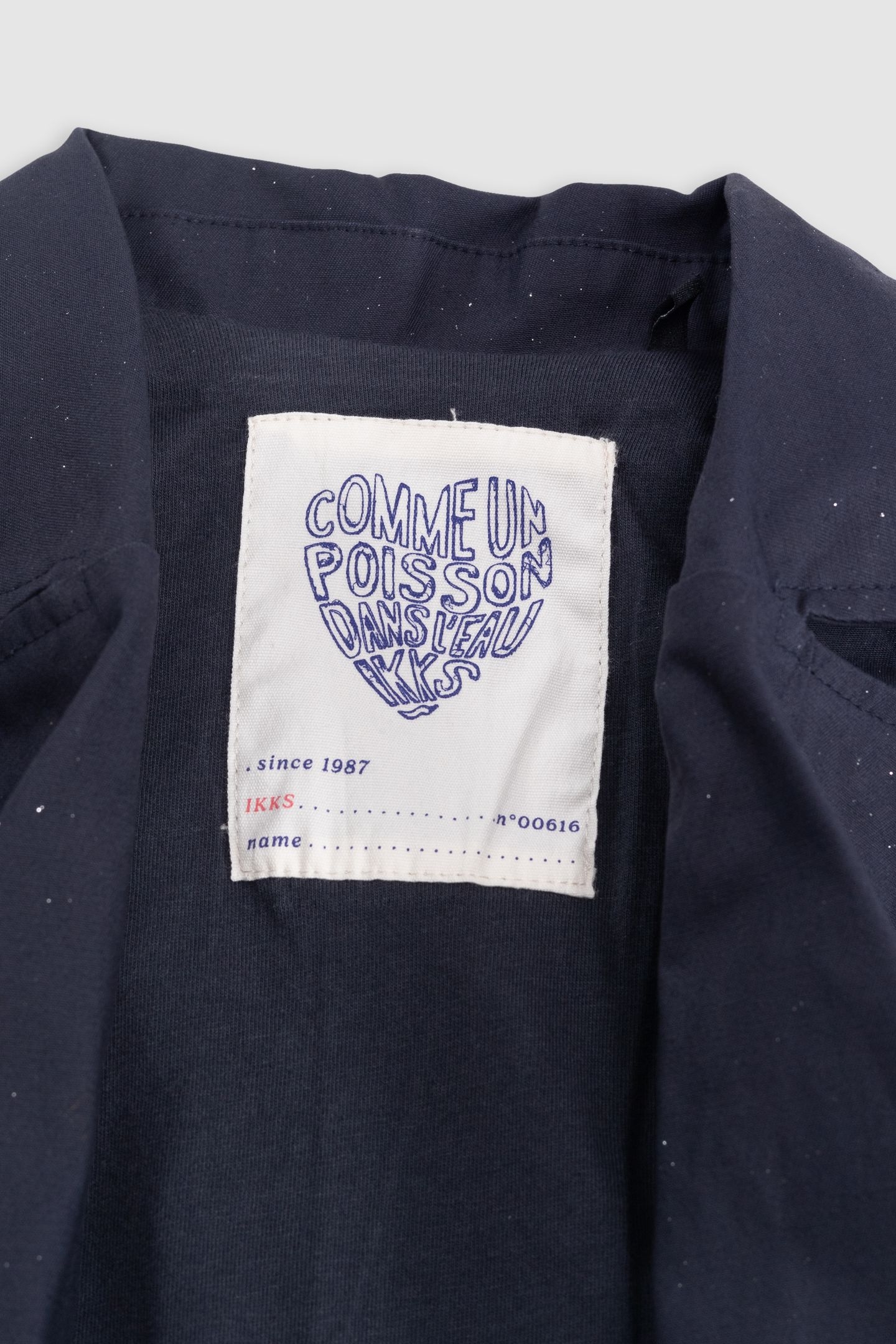 SHORT NAVY SEQUINED TRENCH COAT 6