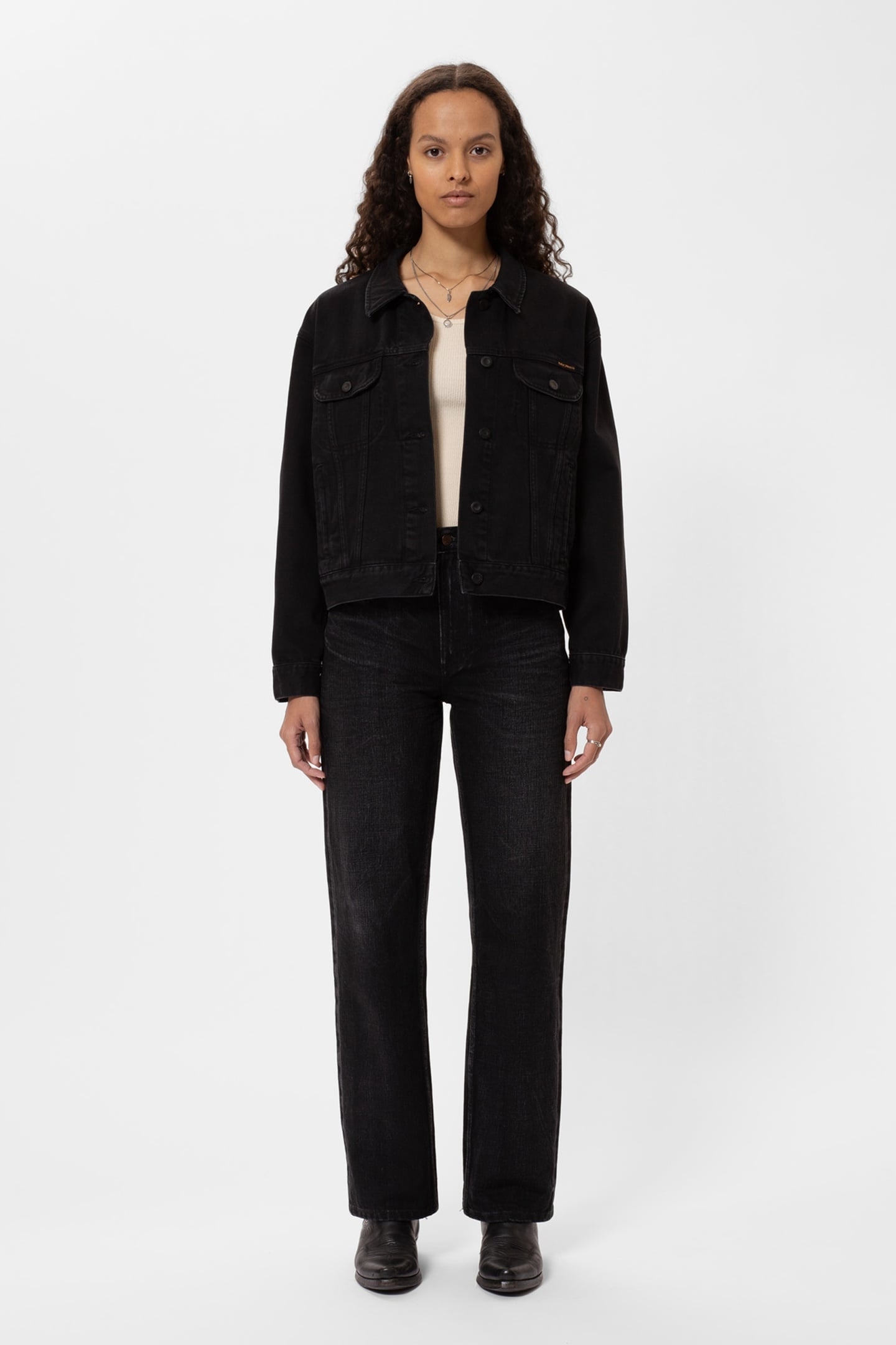 BERIT DENIM JACKET ASPHALT BLACK 1