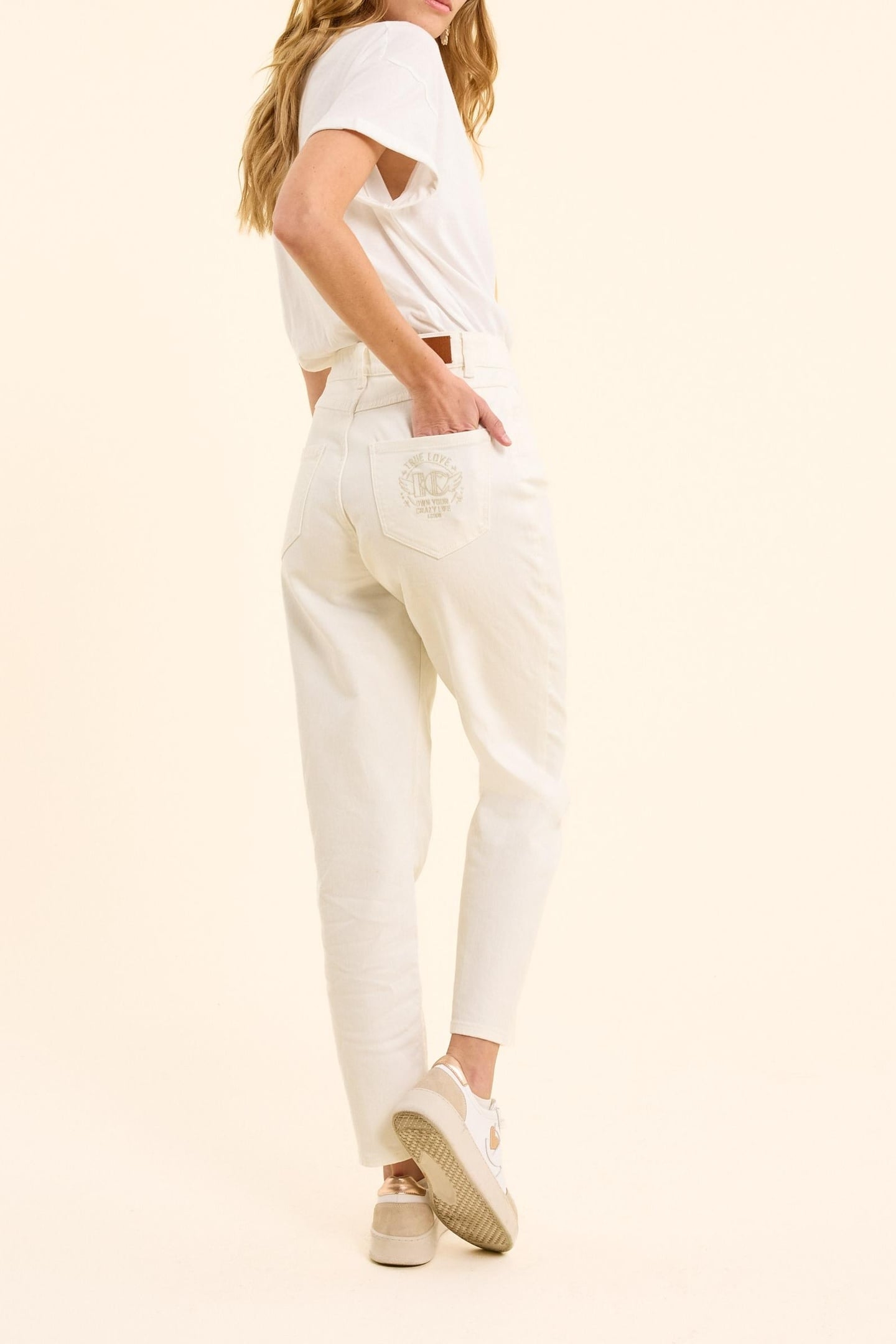 OFF-WHITE BOYFIT JEANS ELISE OFF-WHITE 3